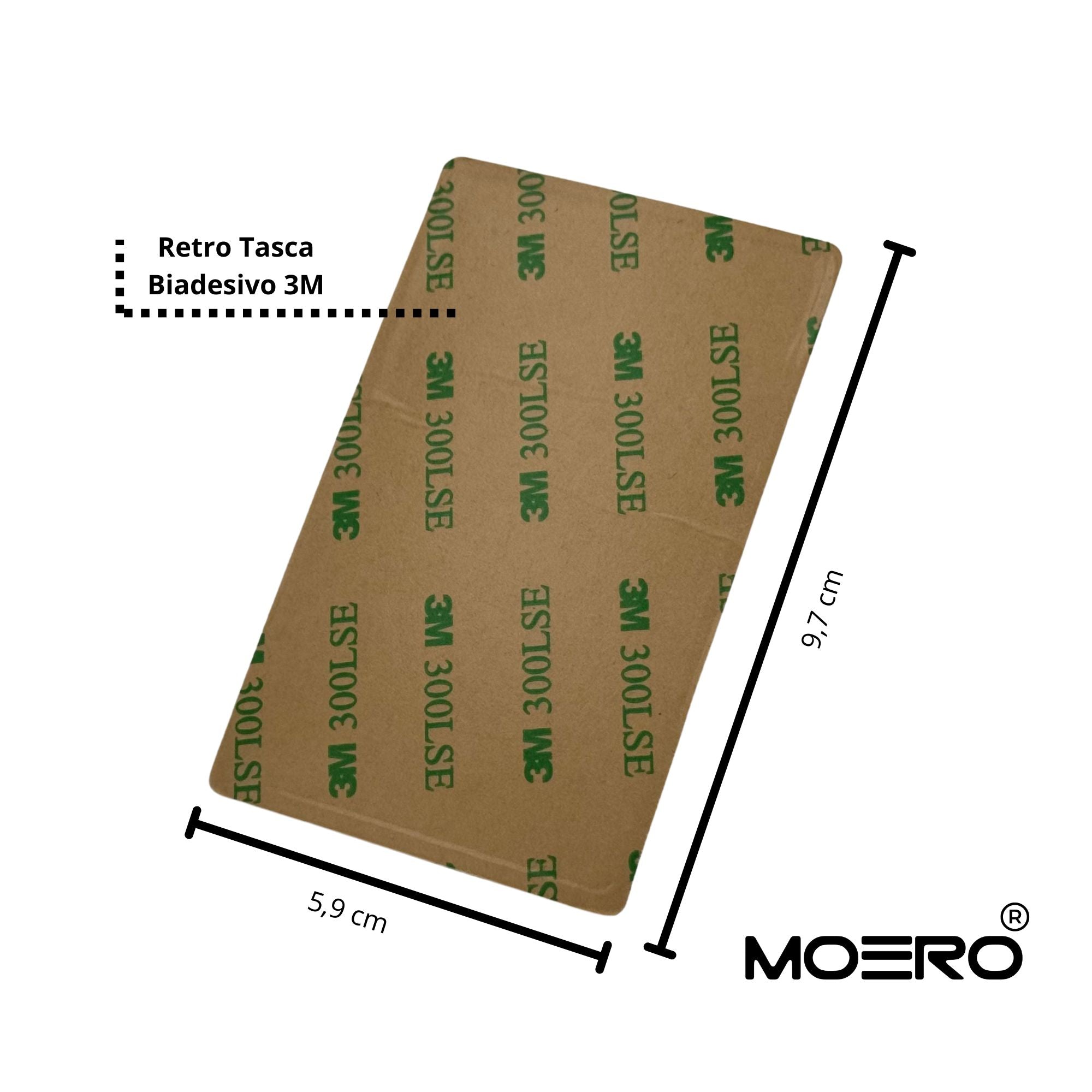 Moero Accessori MagSafe Tasca Elastica Mag2/Mini tasca Nero