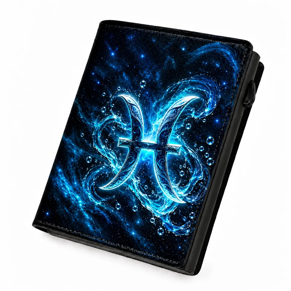 Moero Edizioni Speciali Pro Pesci Zodiac Limited Edition portafoglio RFID