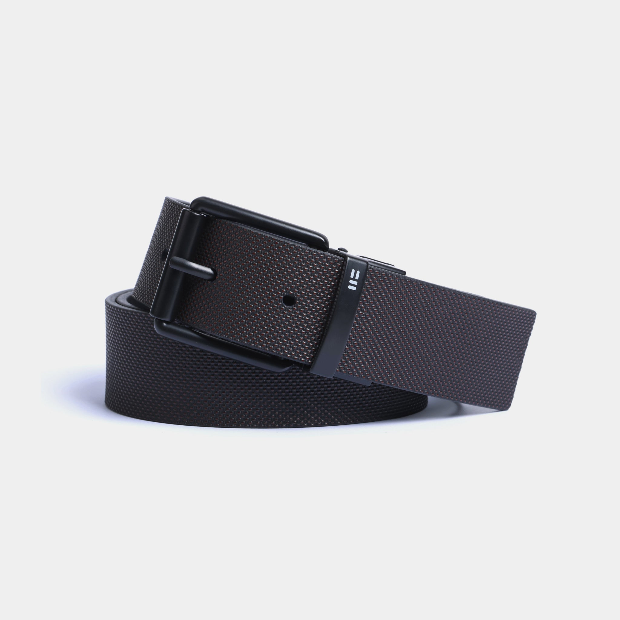 Miguel Bellido Cinturones cinturón reversible grabado piel vacuno Navy talla 85