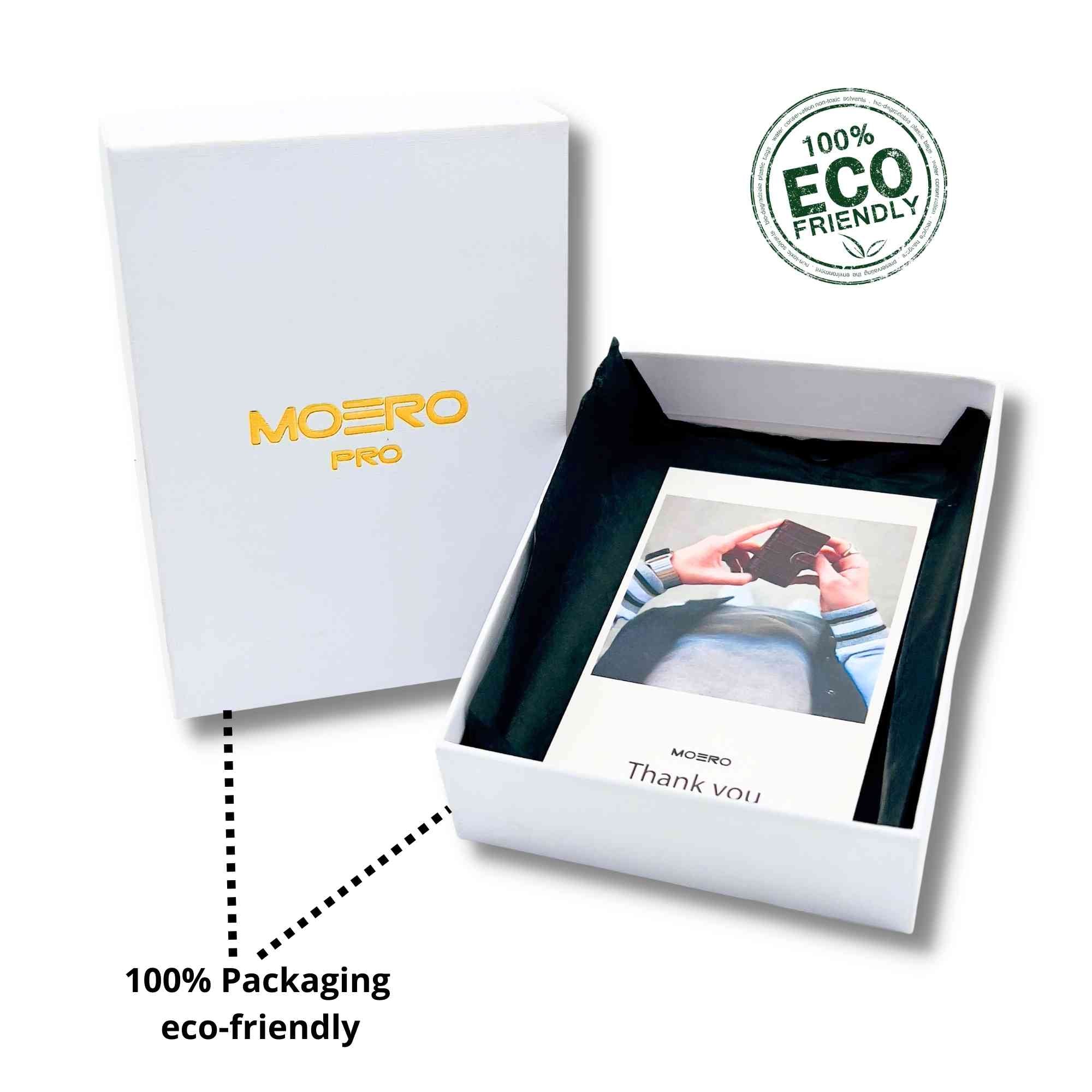 Moero Linea PRO PRO PLUS Zip Saffiano portafoglio rosa RFID