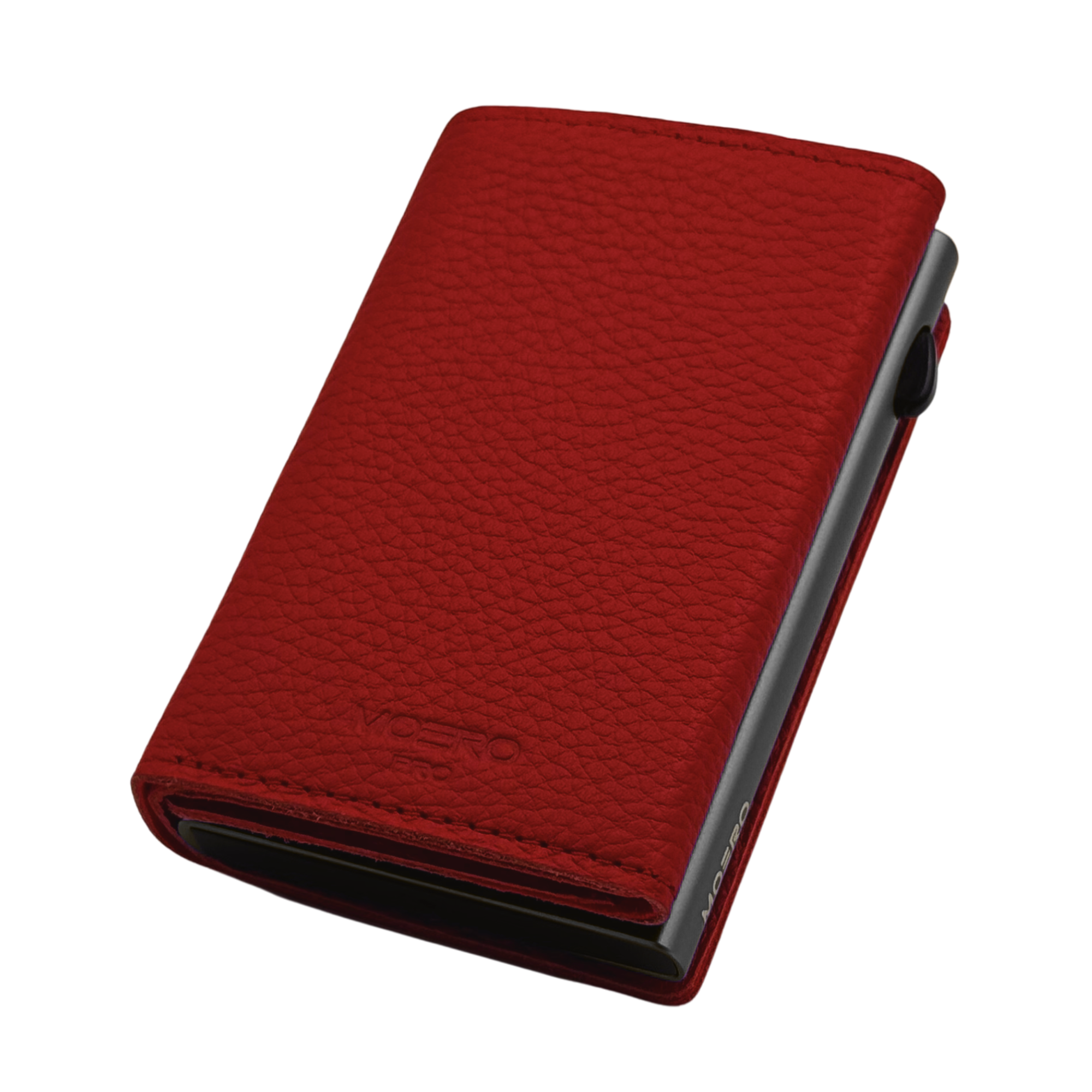 Moero Linea PRO PRO PLUS Zip portafoglio rosso RFID con portamonete