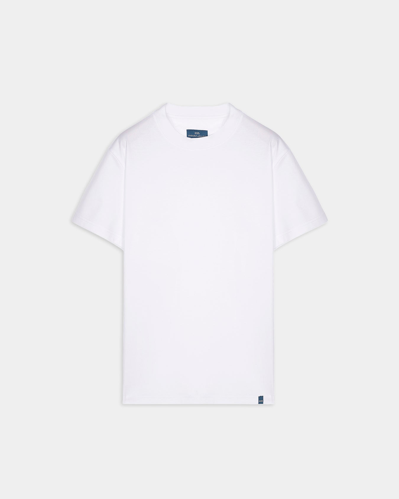 Miguel Bellido Polos y Camisetas Camiseta 100% algodón cuello redondo maglietta bianca