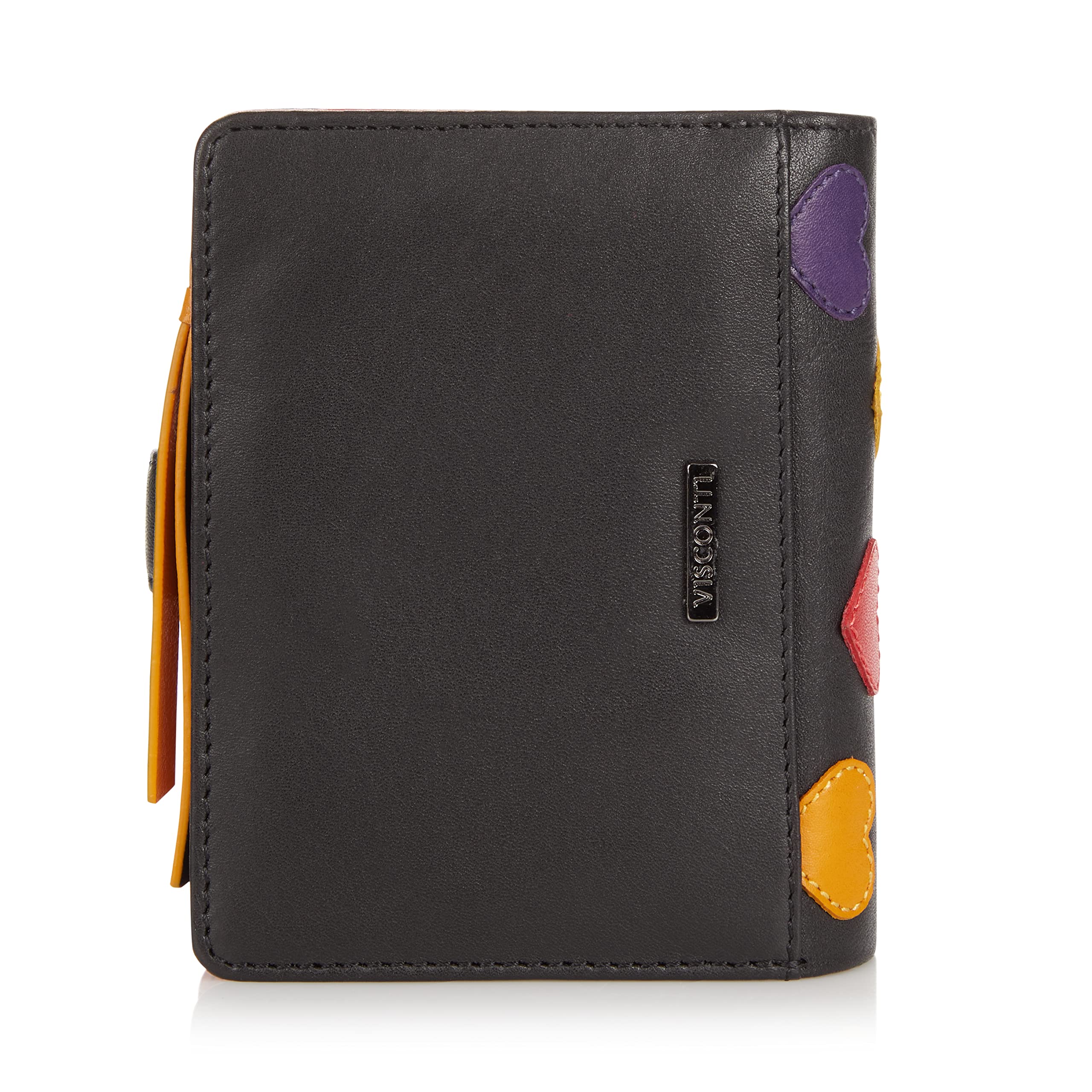 Visconti Polka portafoglio donna LV S 11,5x9 cm Cuori RFID