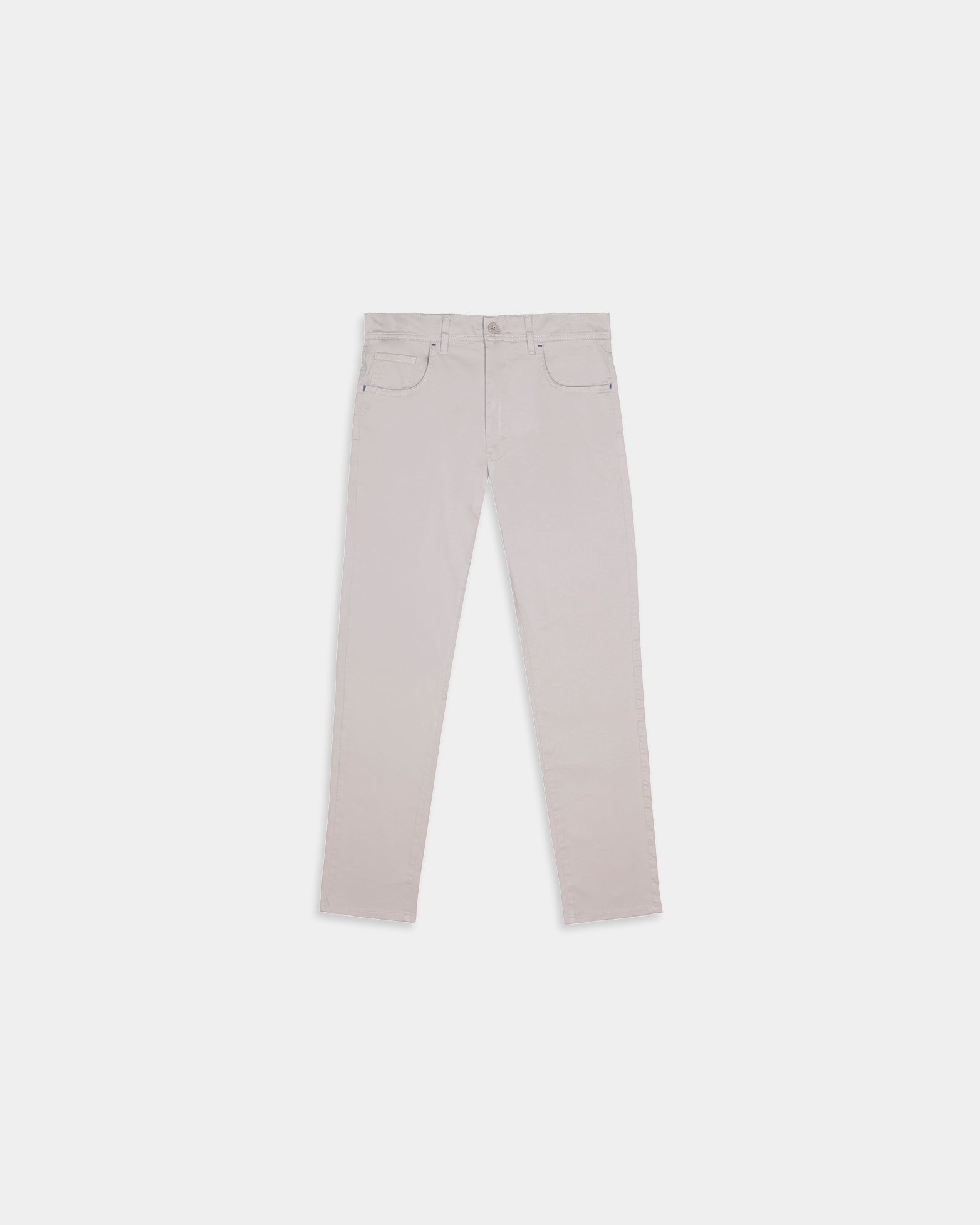 Miguel Bellido Pantalones Pantalón casual 5 bolsillos pantaloni grigio pietra cotone elasticizzato