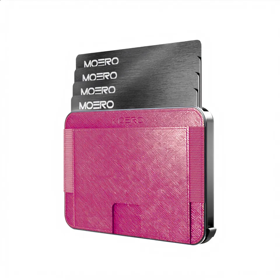 Moero Linea M2 M2 Pro portafoglio MagSafe blu