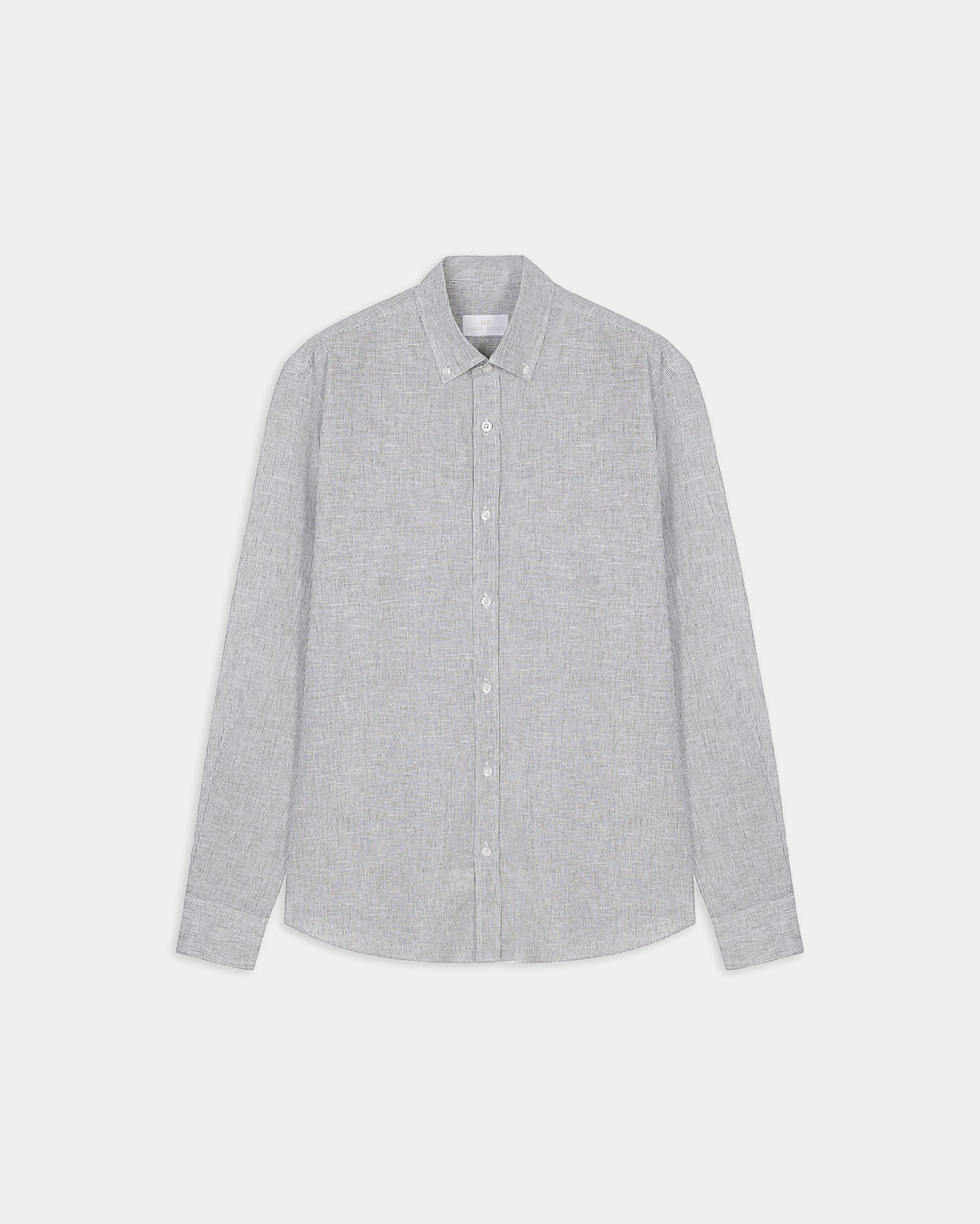 Miguel Bellido Camisas camicia casual stampata taglia 2 lino e cotone