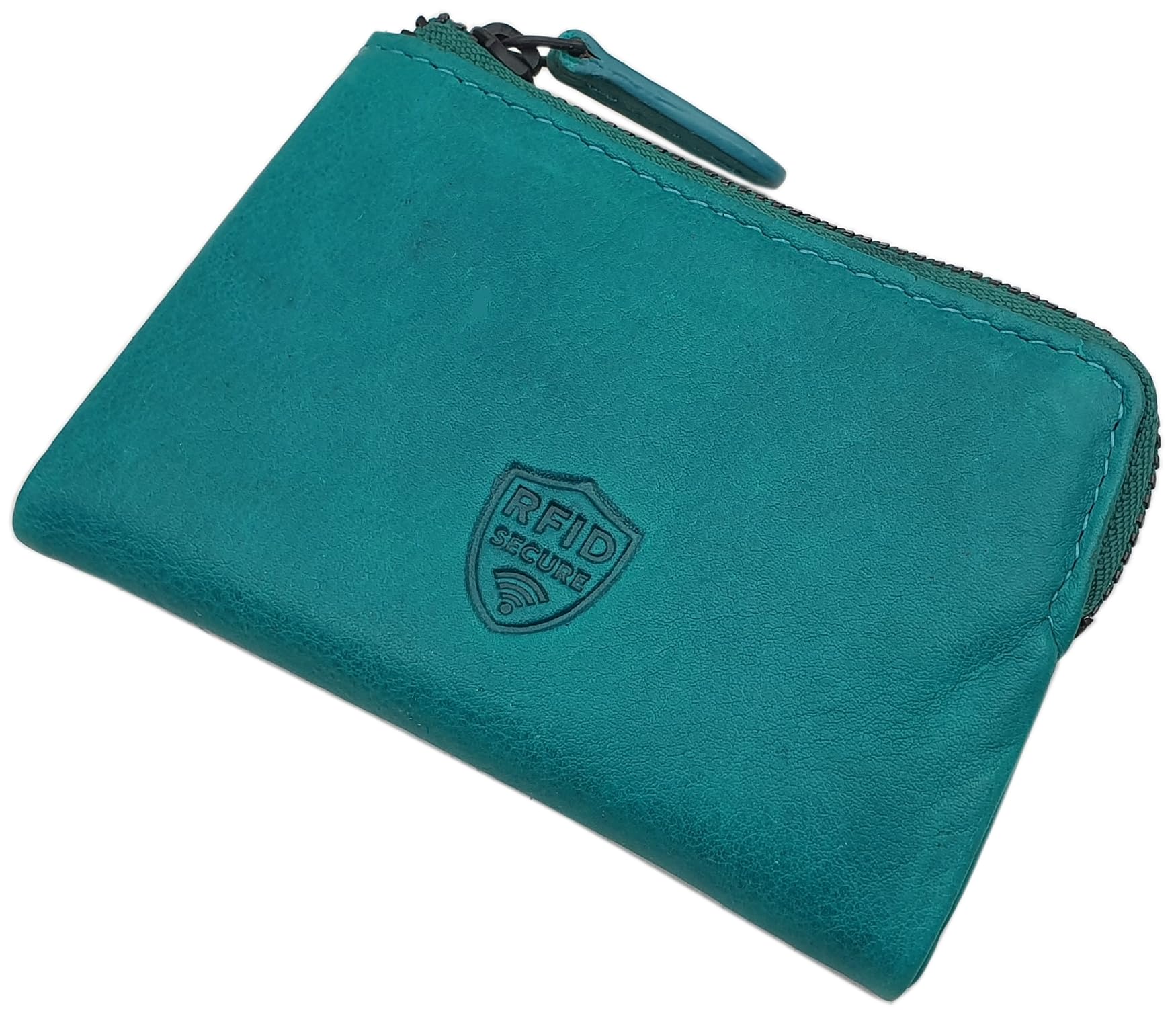 myledershop Herren Geldbörsen portafoglio uomo nero RFID