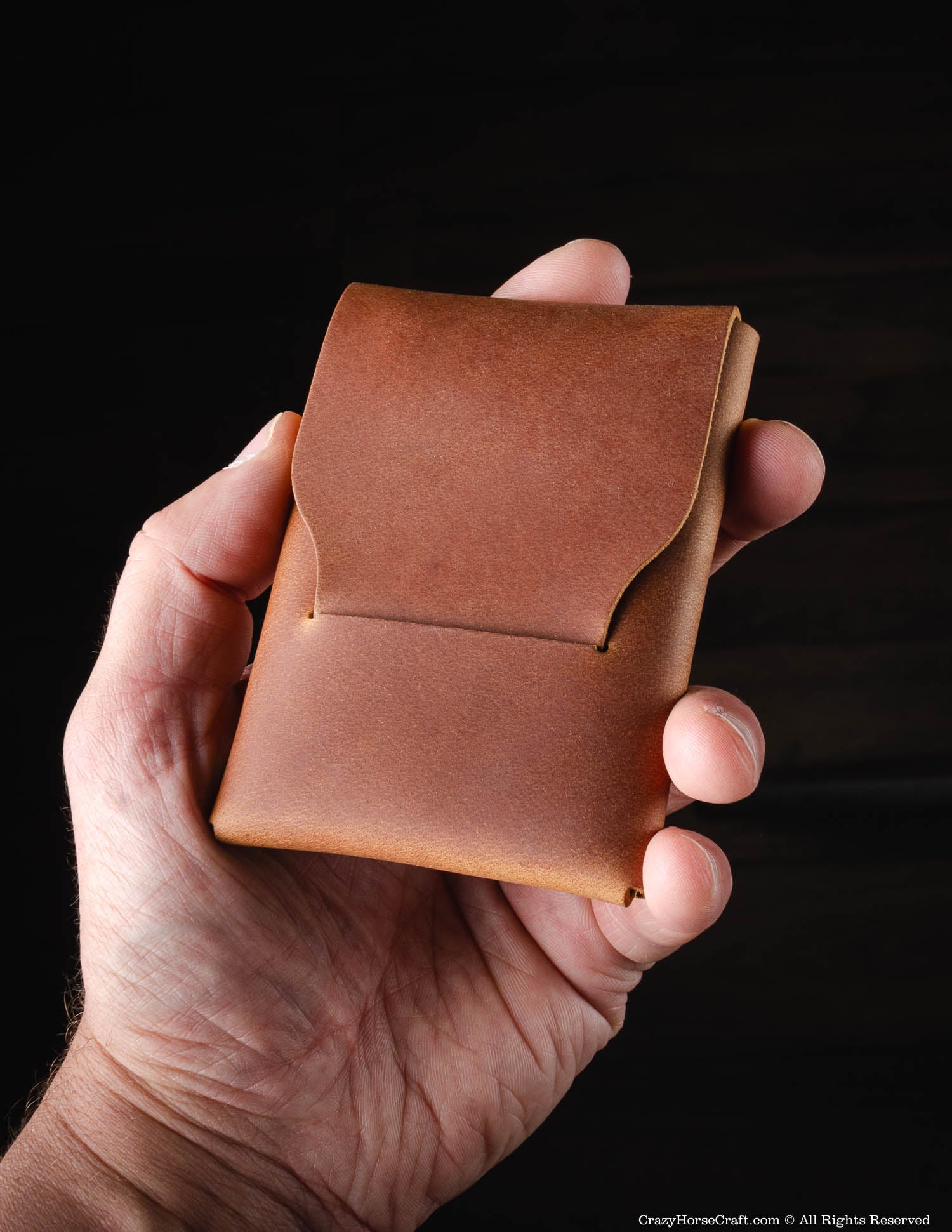 Crazy Horse Craft Wallets & Card Holders portafoglio slim Classic Brown