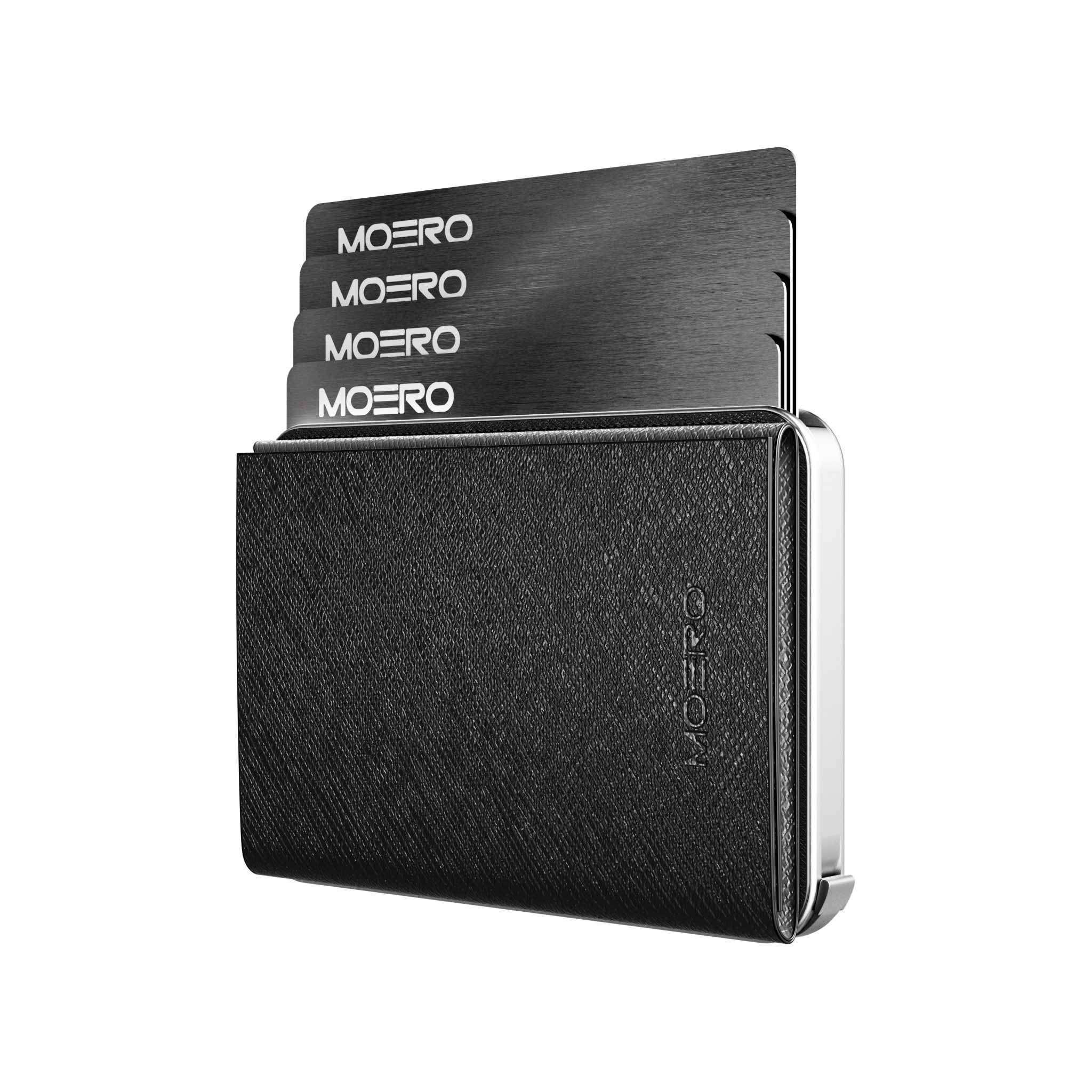 Moero Linea M2 M2 Pro Plus portafoglio Black MagSafe RFID