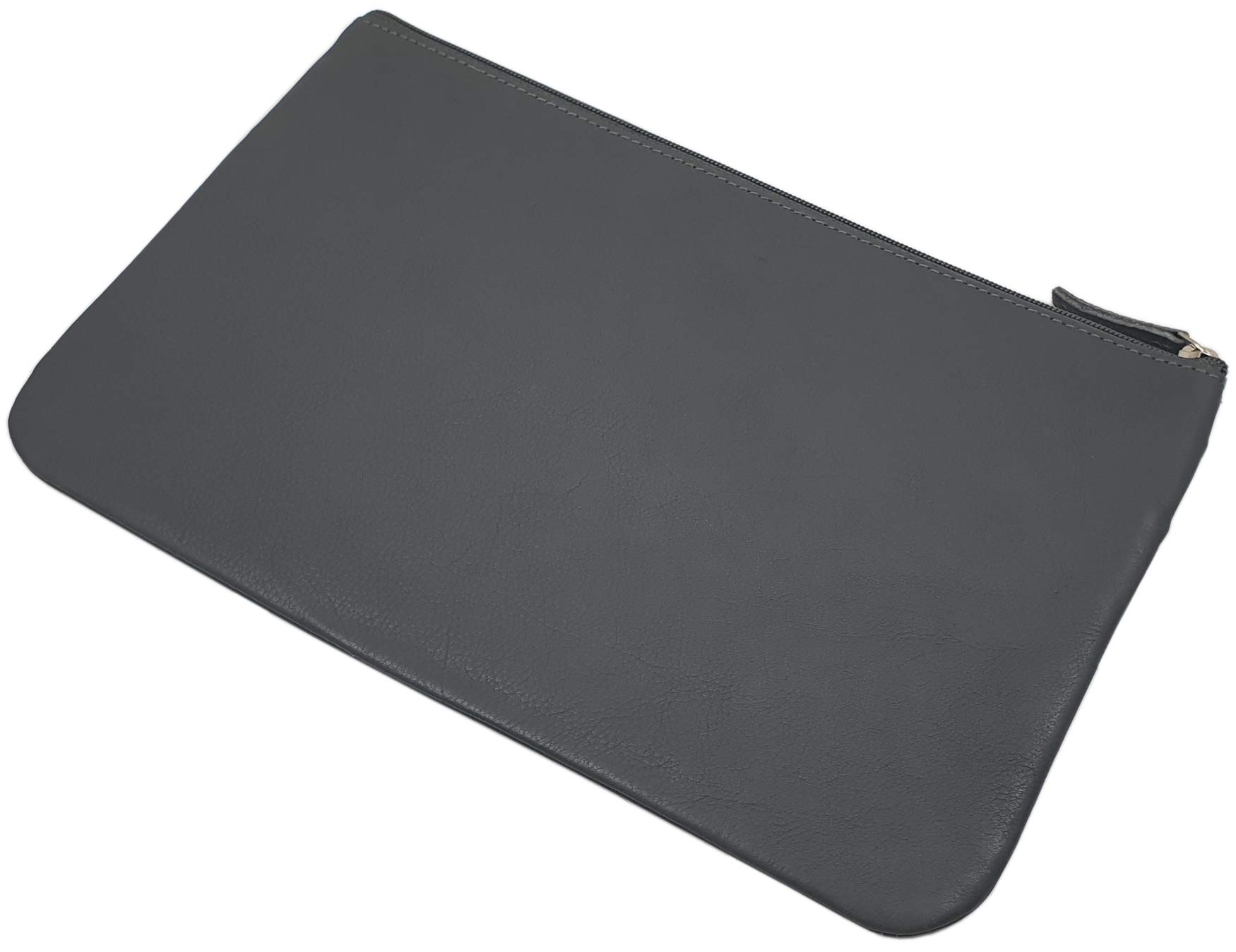 myledershop Banktaschen Grande DDDM portafoglio banca grigio 3 scomparti