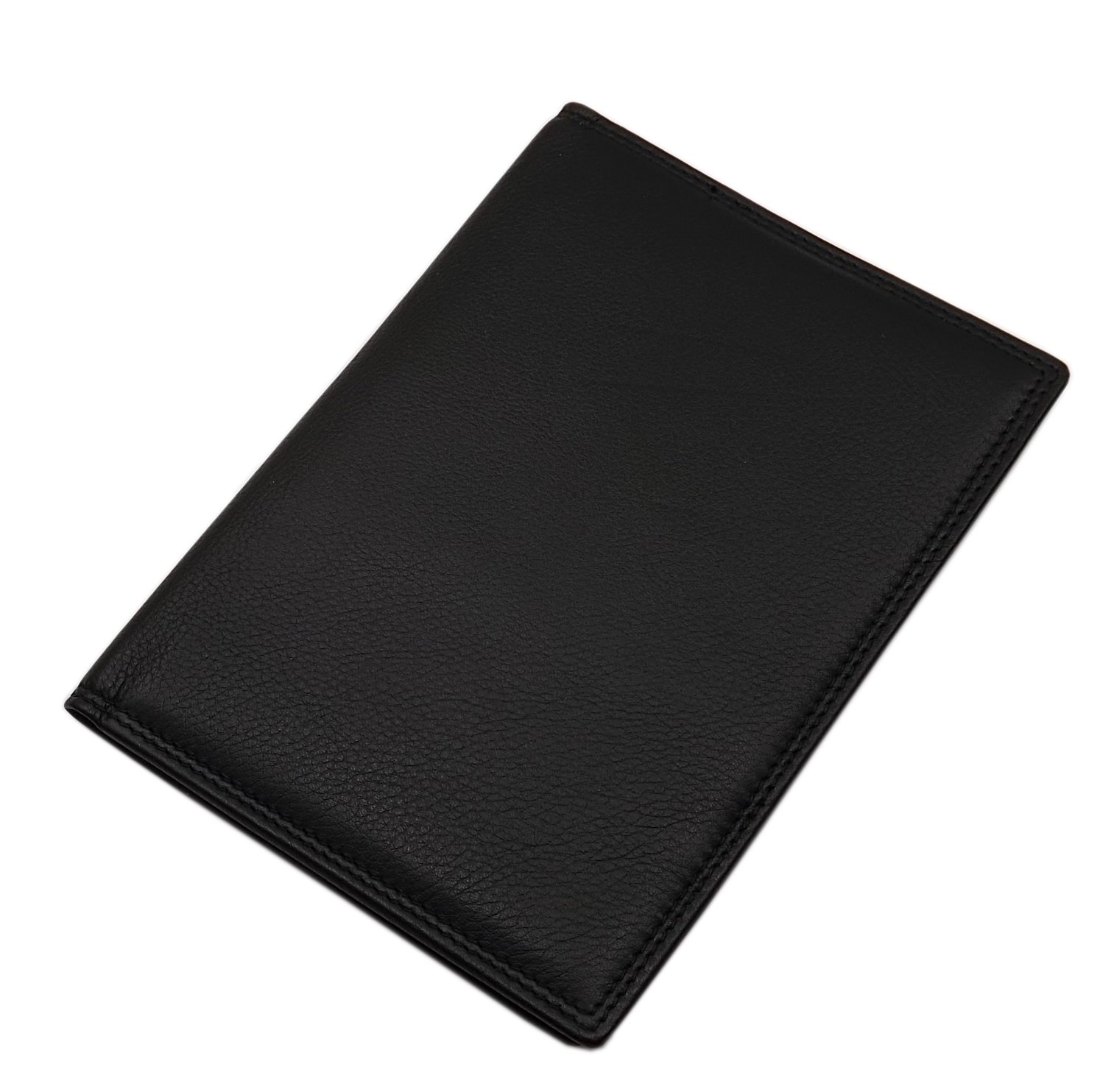 myledershop Impf- und Reisepass Mappen custodia passaporto nera RFID