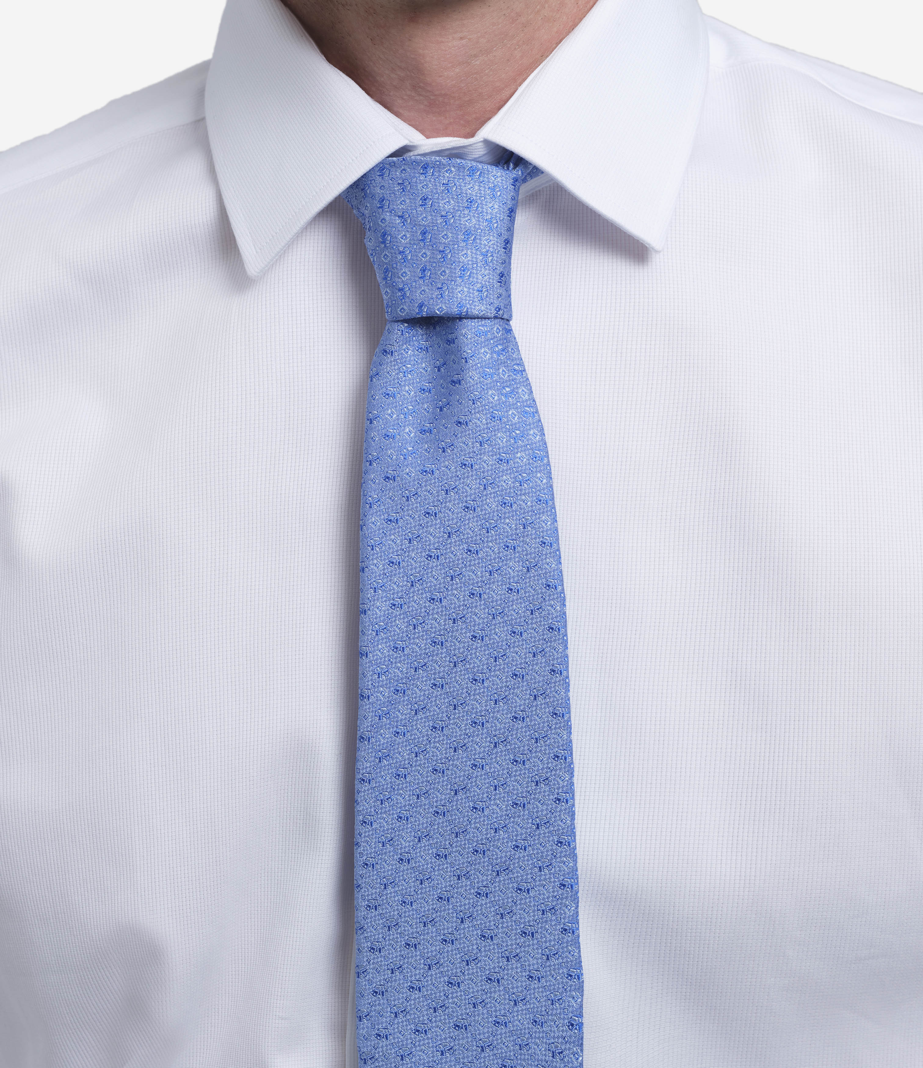 Miguel Bellido Corbatas Corbata cravatta in seta naturale jacquard
