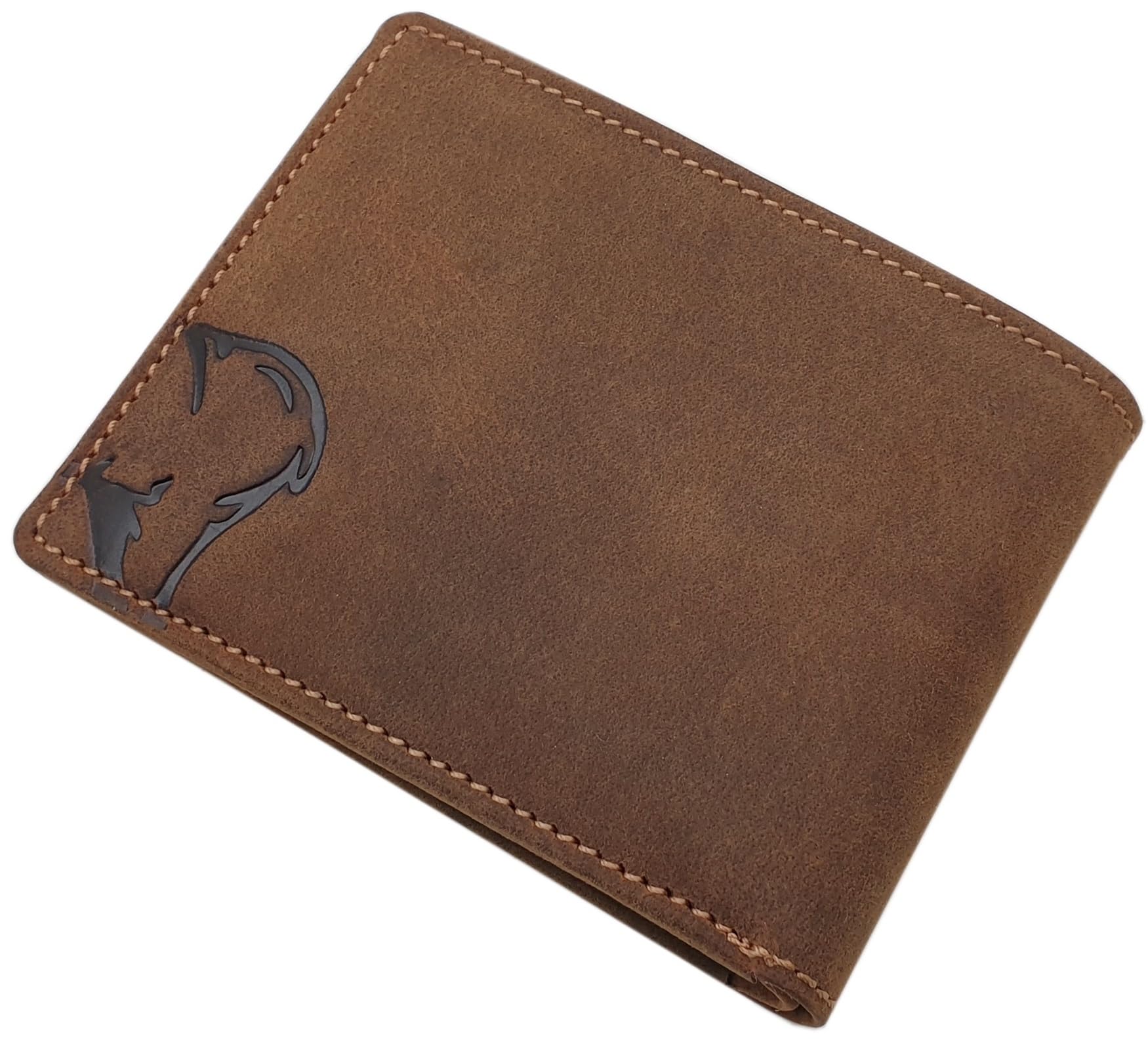 myledershop Herren Geldbörsen portafoglio Modello 2 formato orizzontale in pelle RFID