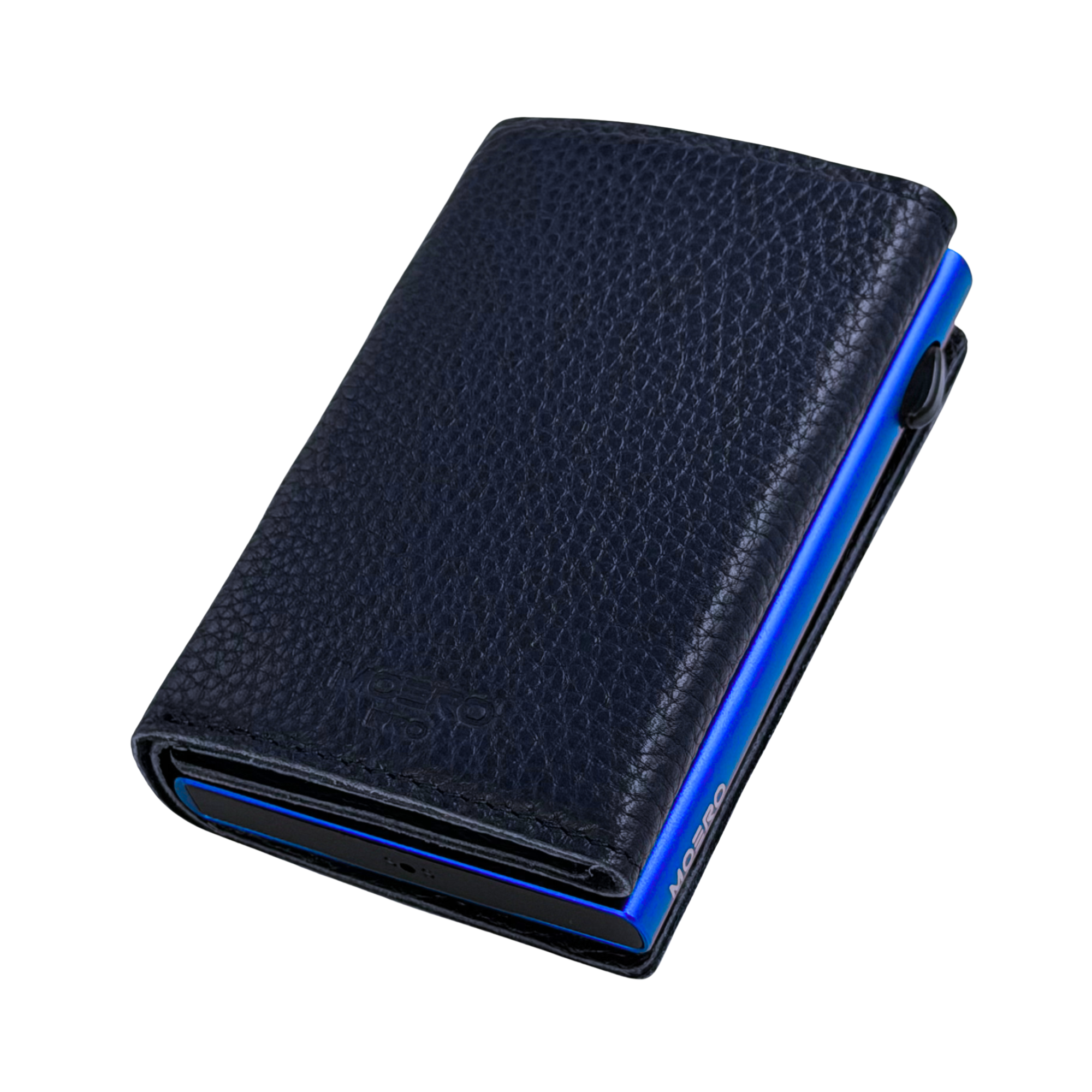 Moero Linea PRO PRO PLUS Zip portafoglio blu RFID