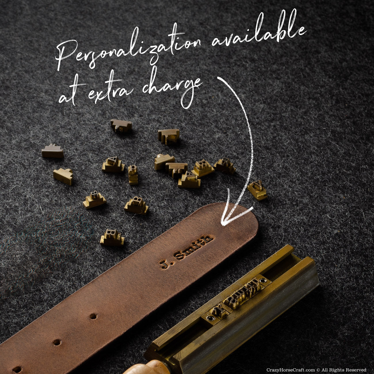 Crazy Horse Craft Belts Cintura in pelle marrone classica 40 mm