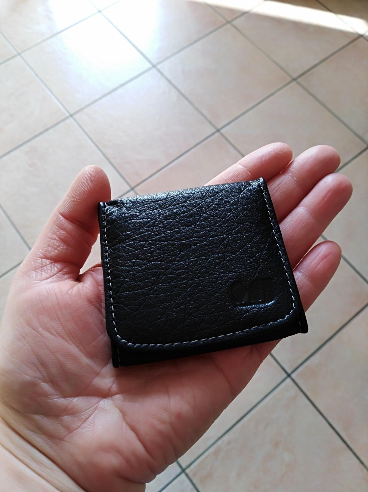 myledershop Münzbörsen Wiener Schachtel portamonete rosso in pelle di bufalo