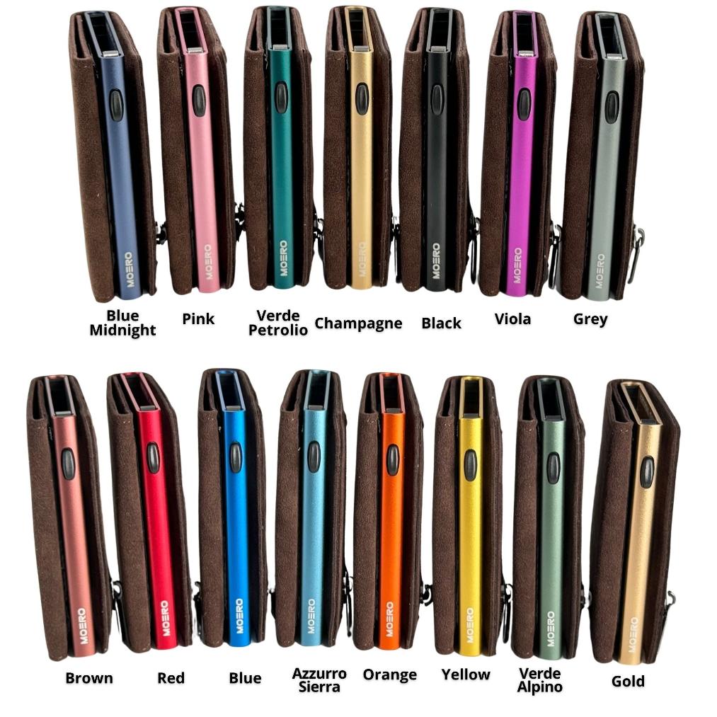 Moero Linea PRO PRO Zip SUPERIOR Portafoglio Marrone RFID
