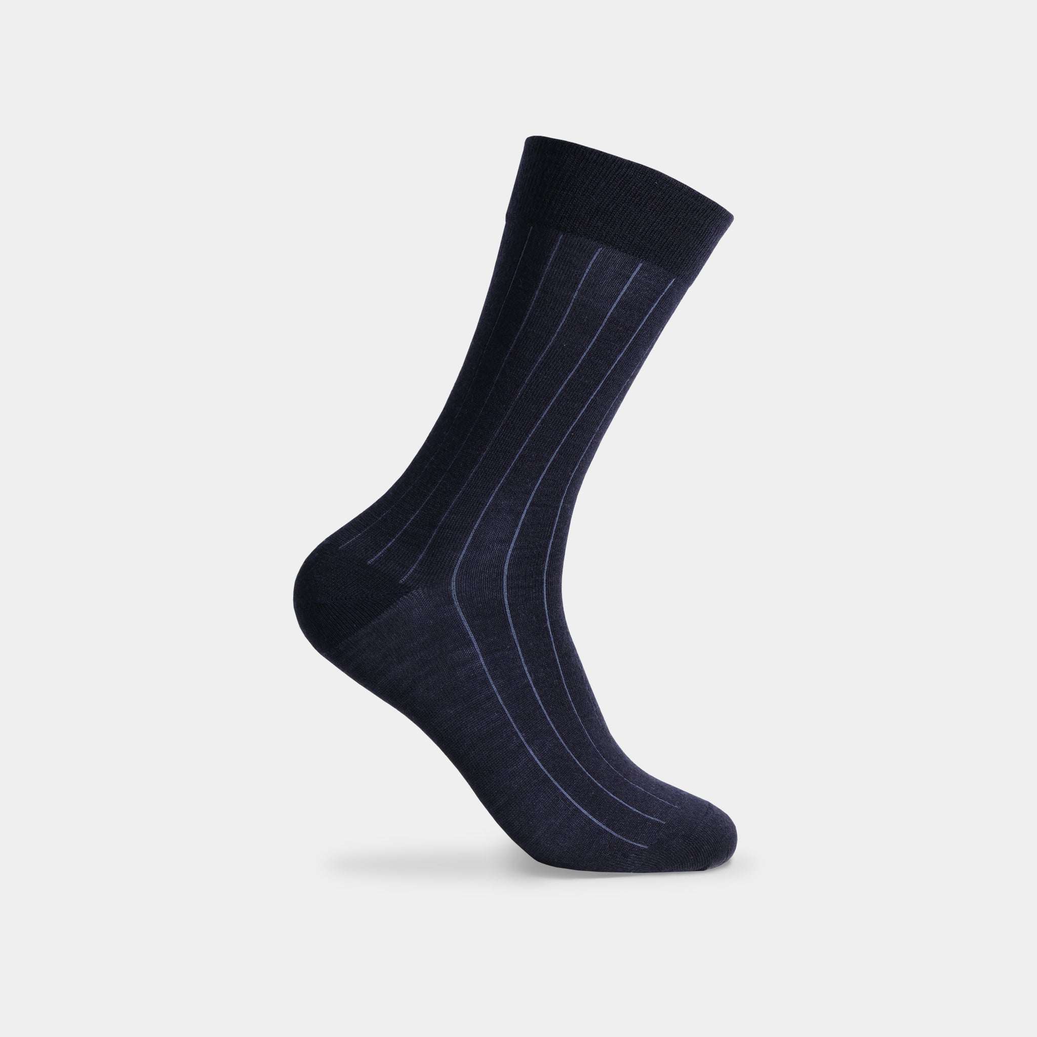 Miguel Bellido Calcetines Calzino corto in lana merino blu