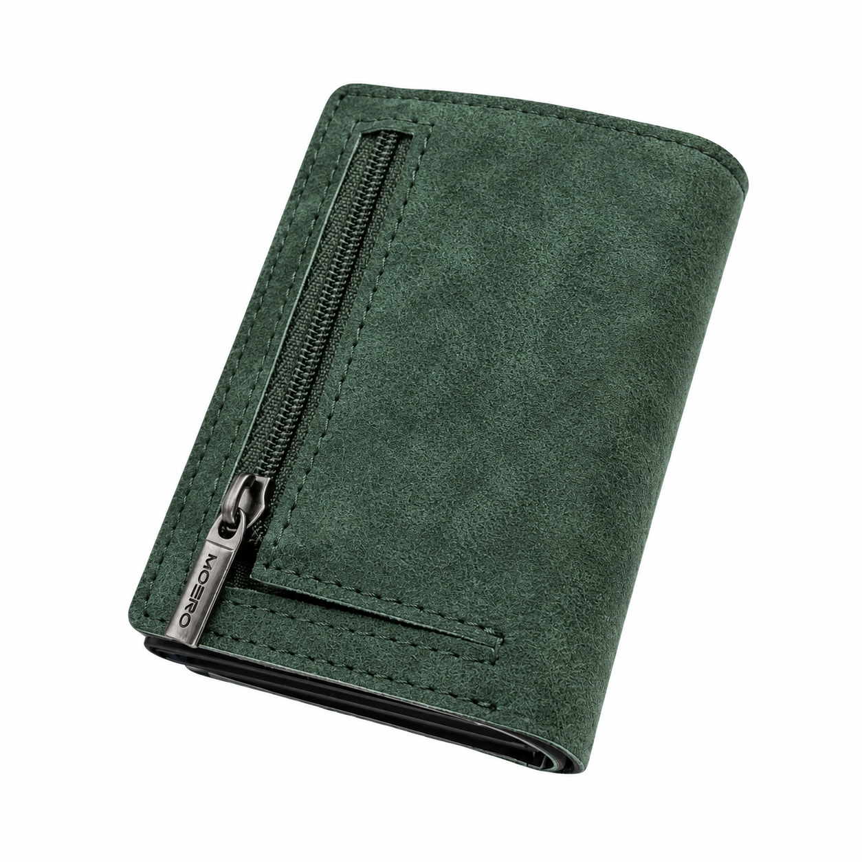 Moero Linea PRO PRO PLUS Zip portafoglio Green con portamonete
