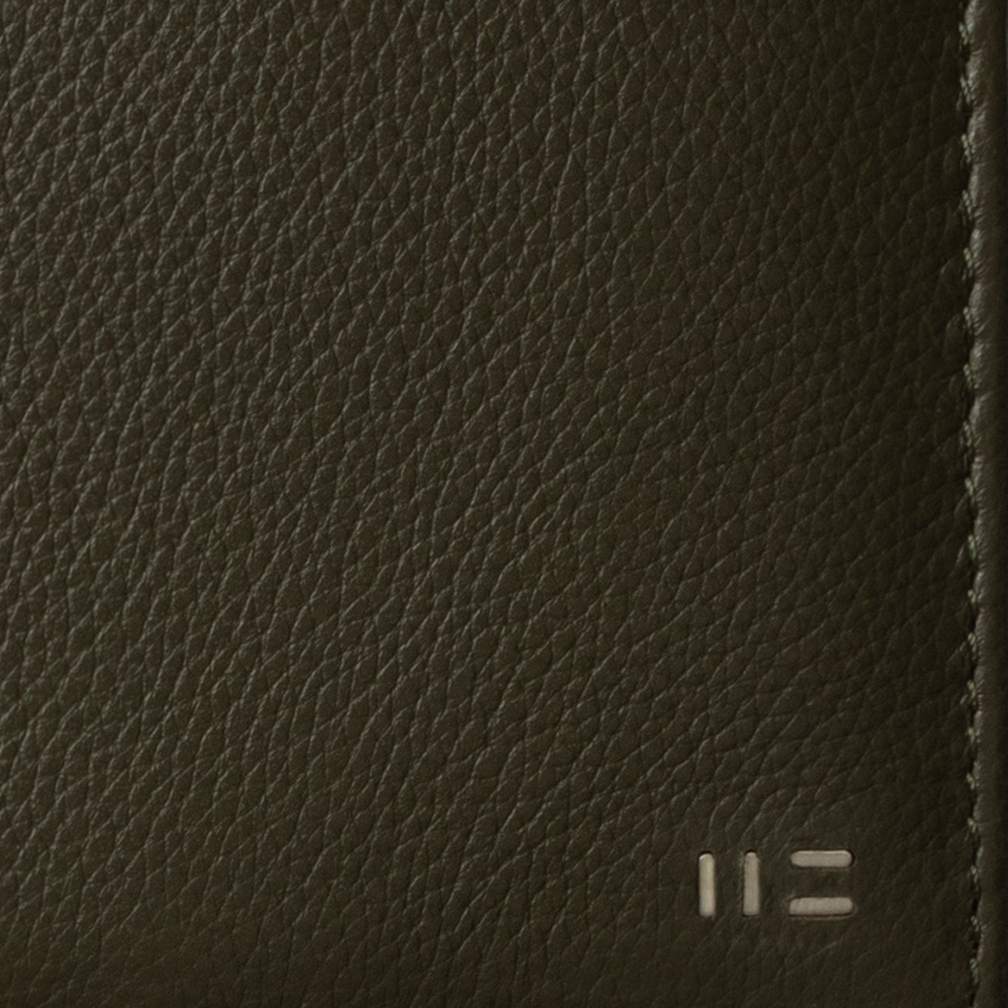 Miguel Bellido Carteras La Palma portafoglio in pelle verde arancio RFID