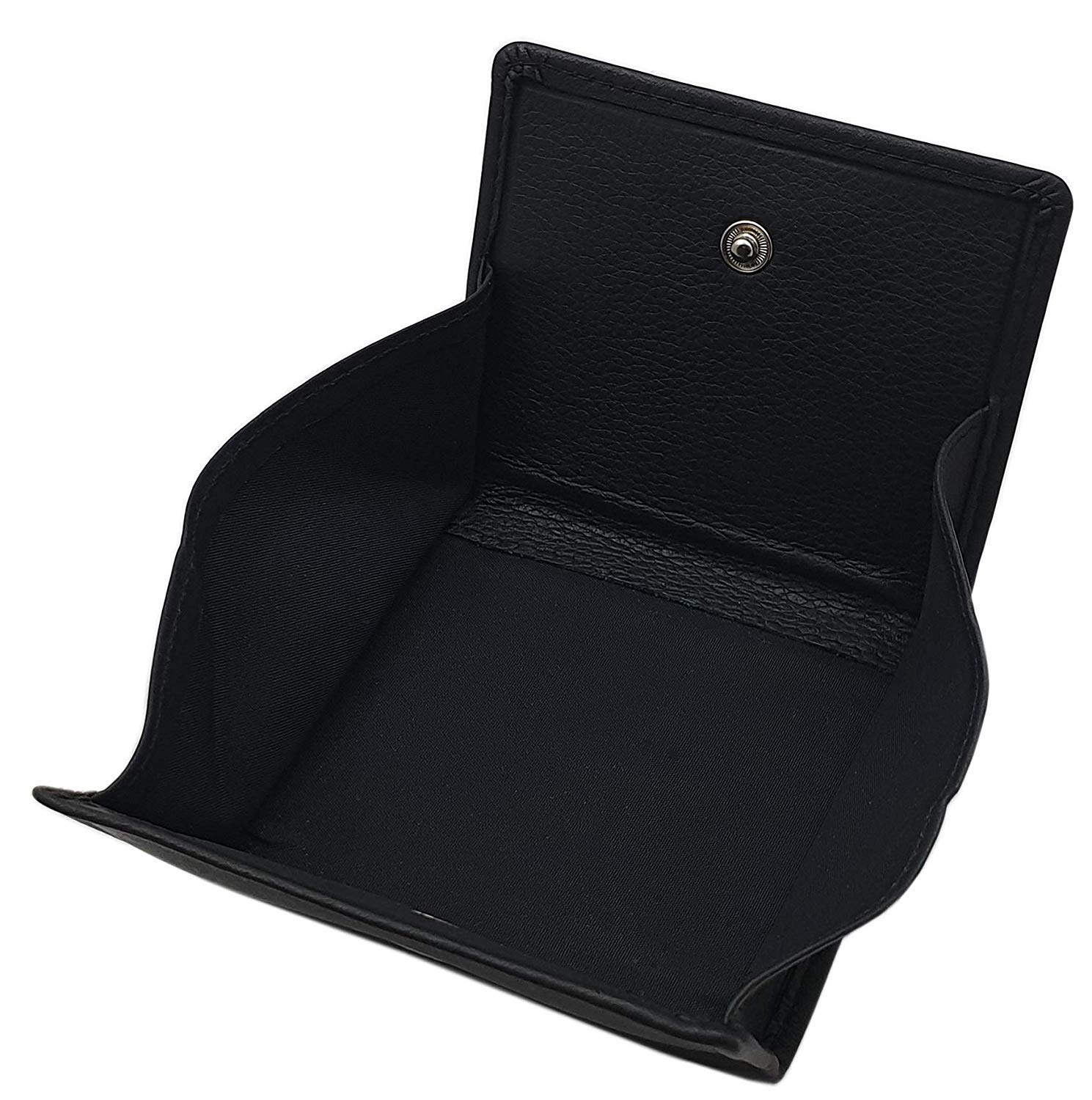 myledershop Münzbörsen Wiener Schachtel portamonete nero in nappa