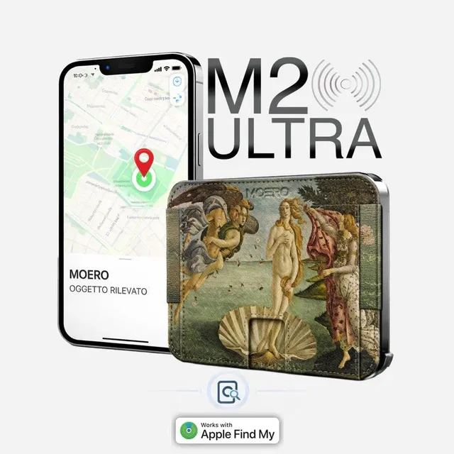 Moero Edizioni Speciali M2 Ultra La nascita di Venere portafoglio MagSafe