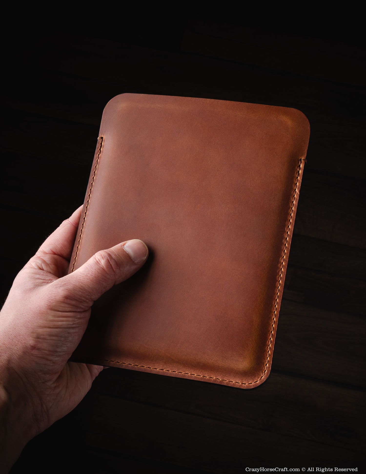 Crazy Horse Craft iPad and Kindle Cases Classic Leather Kindle Case custodia Kindle Classic Brown