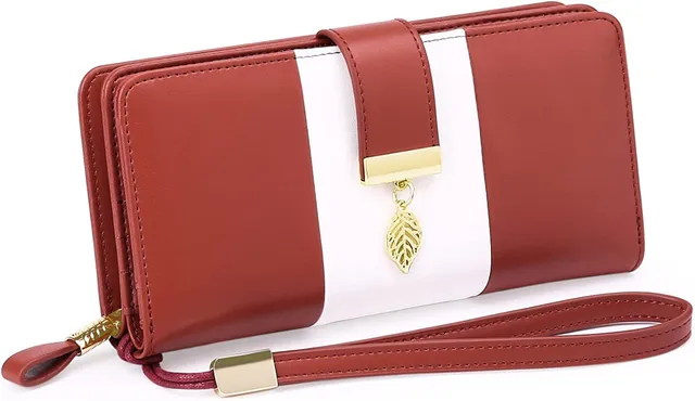 GOIACII WOMEN'S LARGE WALLET portafoglio lungo da donna con cerniera RFID
