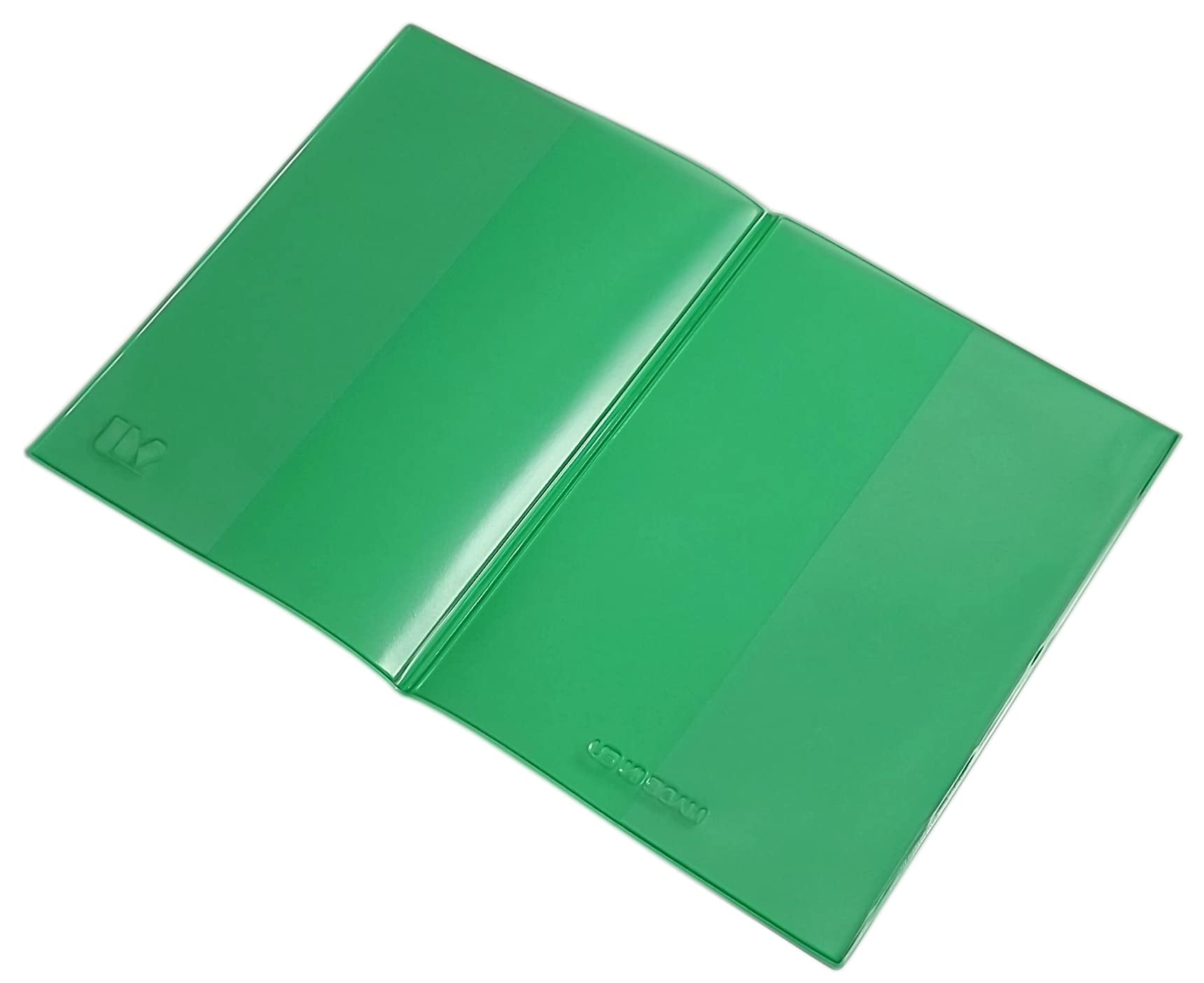 myledershop Impf- und Reisepass Mappen Custodie passaporto Verde 2 scomparti