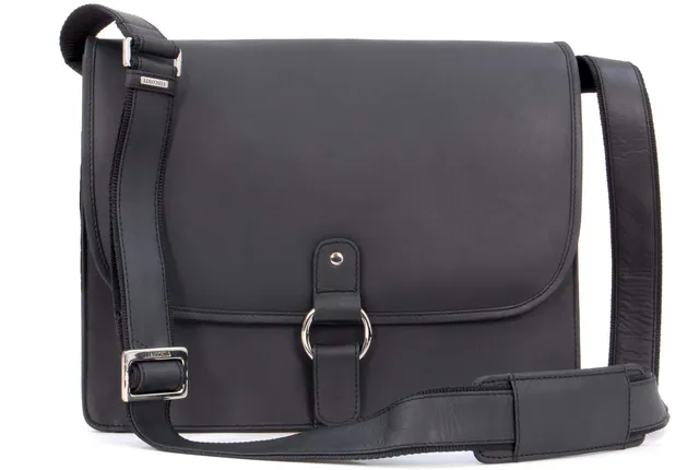 Visconti Hunters Bags 18797 borsa a tracolla nera per documenti A4