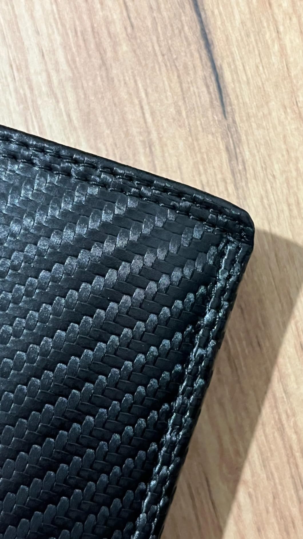 TENBST Classic Wallet portafoglio uomo nero arancione 1 pezzo RFID