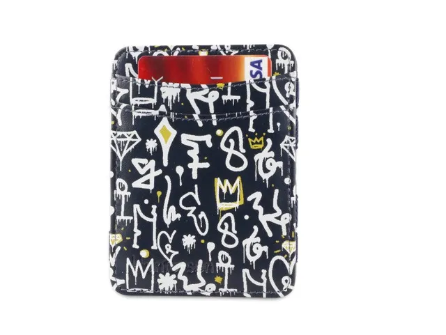 Hunterson The Graffiti Prints The OG portafoglio Hip Hop in pelle RFID