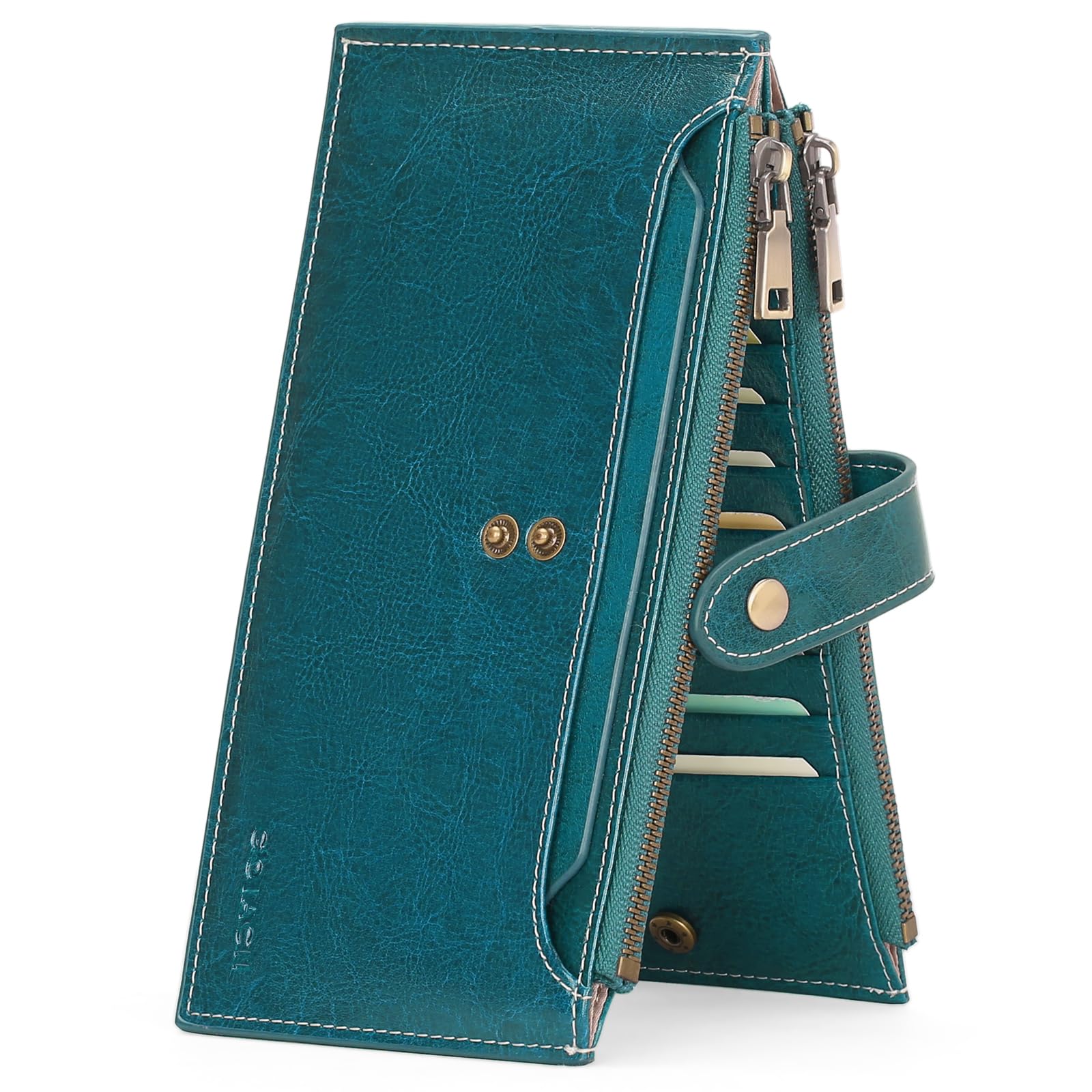 GOIACII WOMEN'S LARGE WALLET portafoglio grande da donna rosso RFID