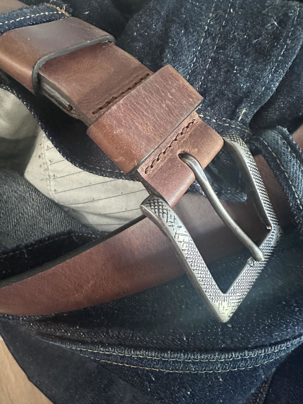 Crazy Horse Craft Belts cintura in pelle marrone classico 40 mm
