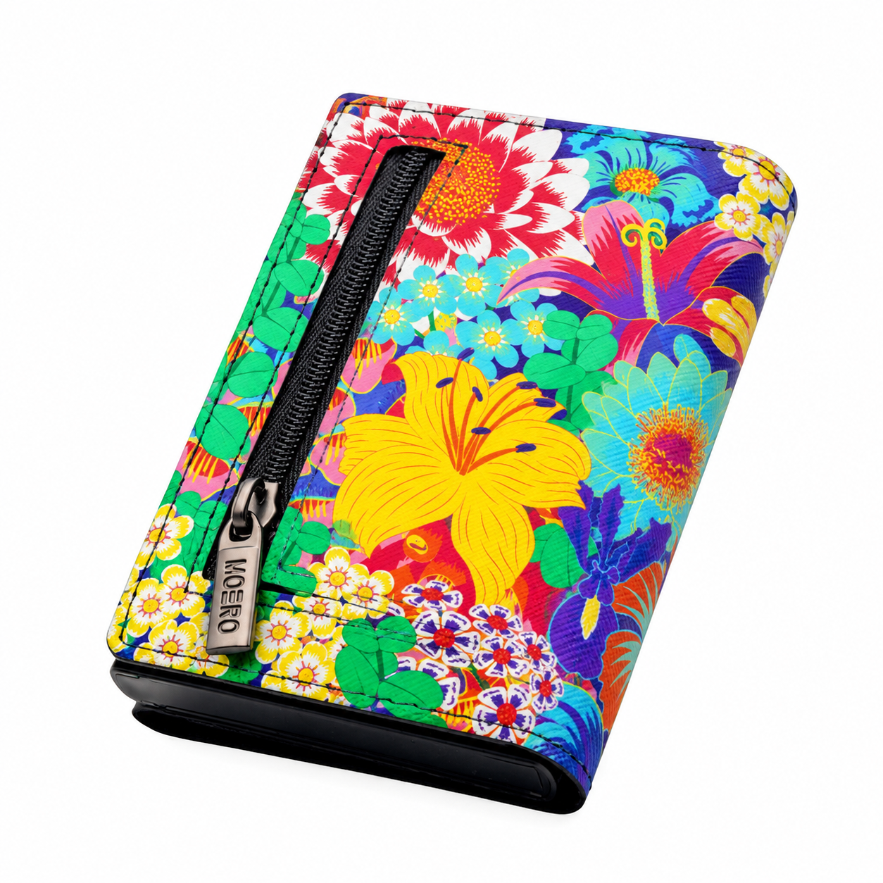 Moero Edizioni Speciali PRO Floral Sinfonia Floreale portafoglio Saffiano RFID