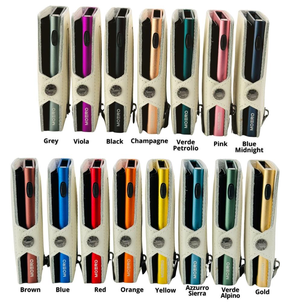 Moero Linea Classic Classic Zip portafoglio Bianco RFID Saffiano
