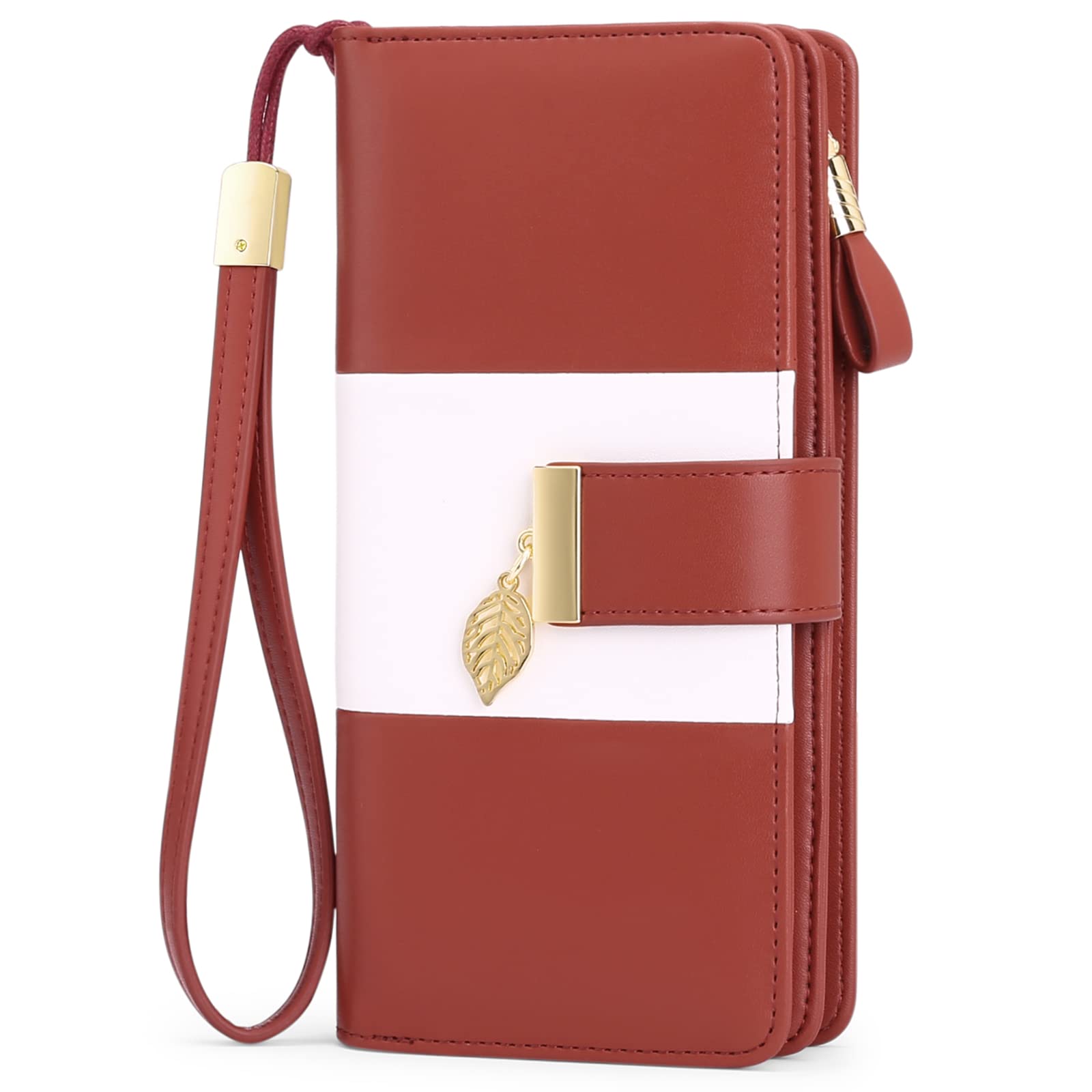 GOIACII WOMEN'S LARGE WALLET portafoglio lungo da donna con cerniera RFID