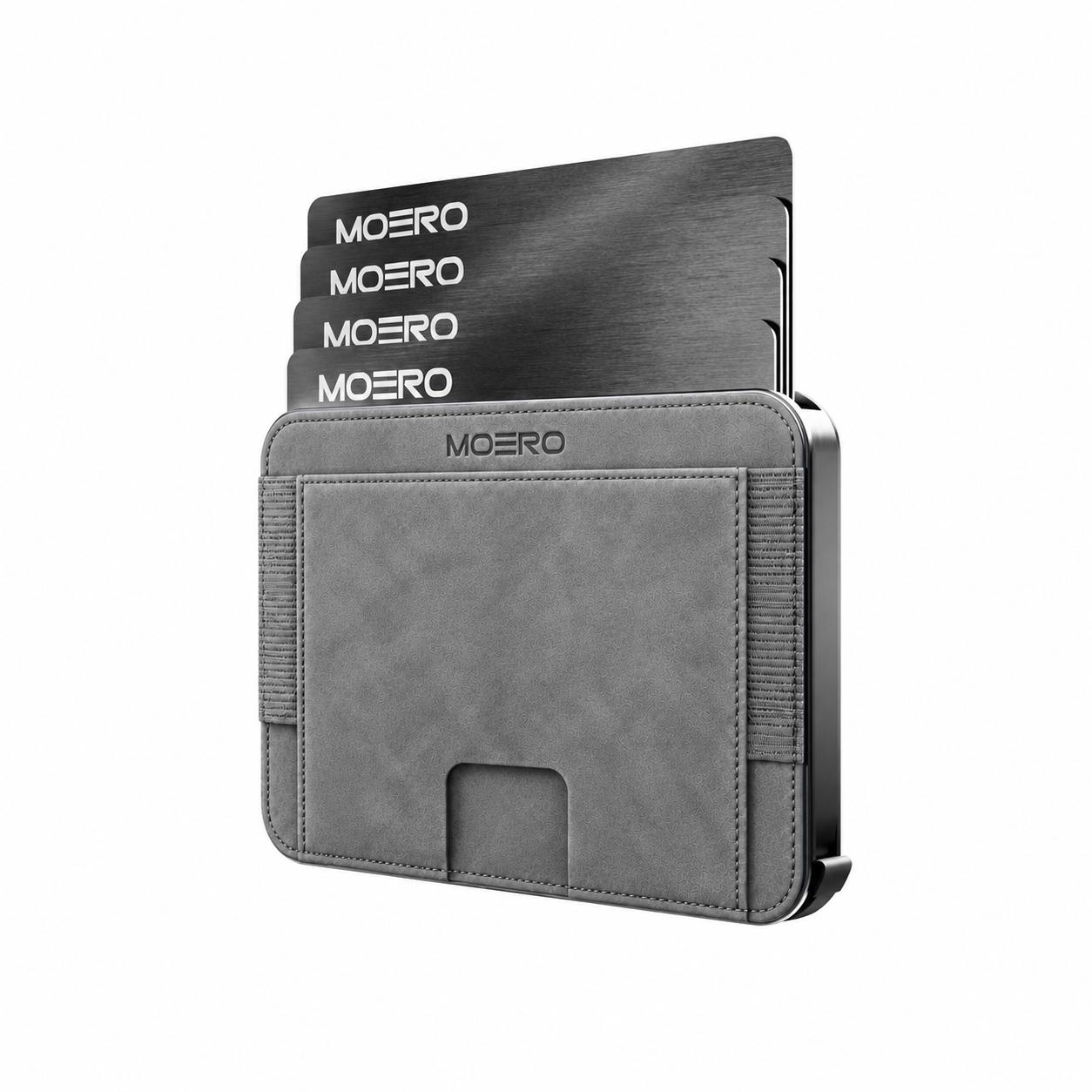 Moero Linea M2 M2 Pro portafoglio grigio MagSafe RFID