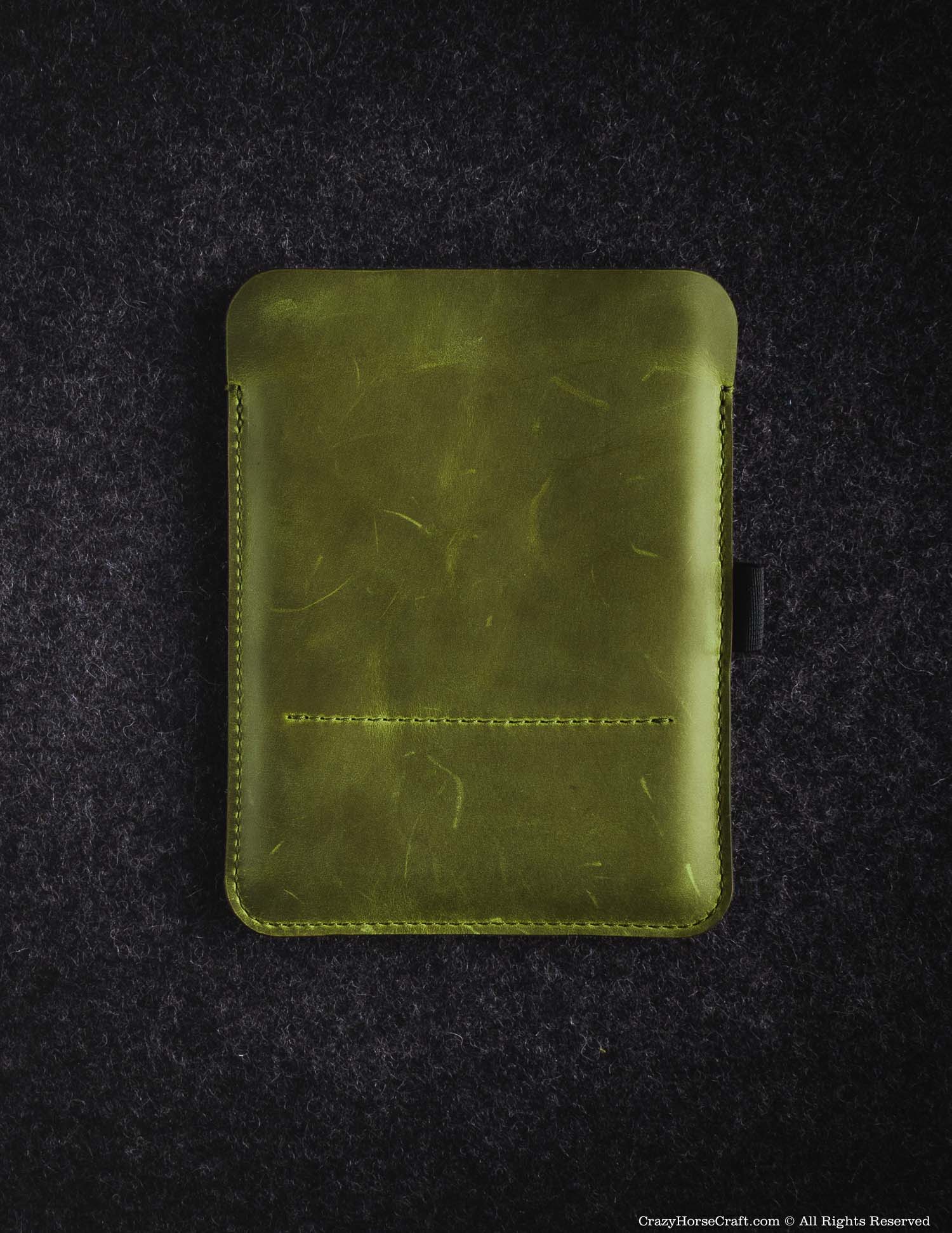 Crazy Horse Craft iPad and Kindle Cases Classic Leather & Felt Kindle Case / Sleeve custodia Kindle marrone classico in pelle vegetale