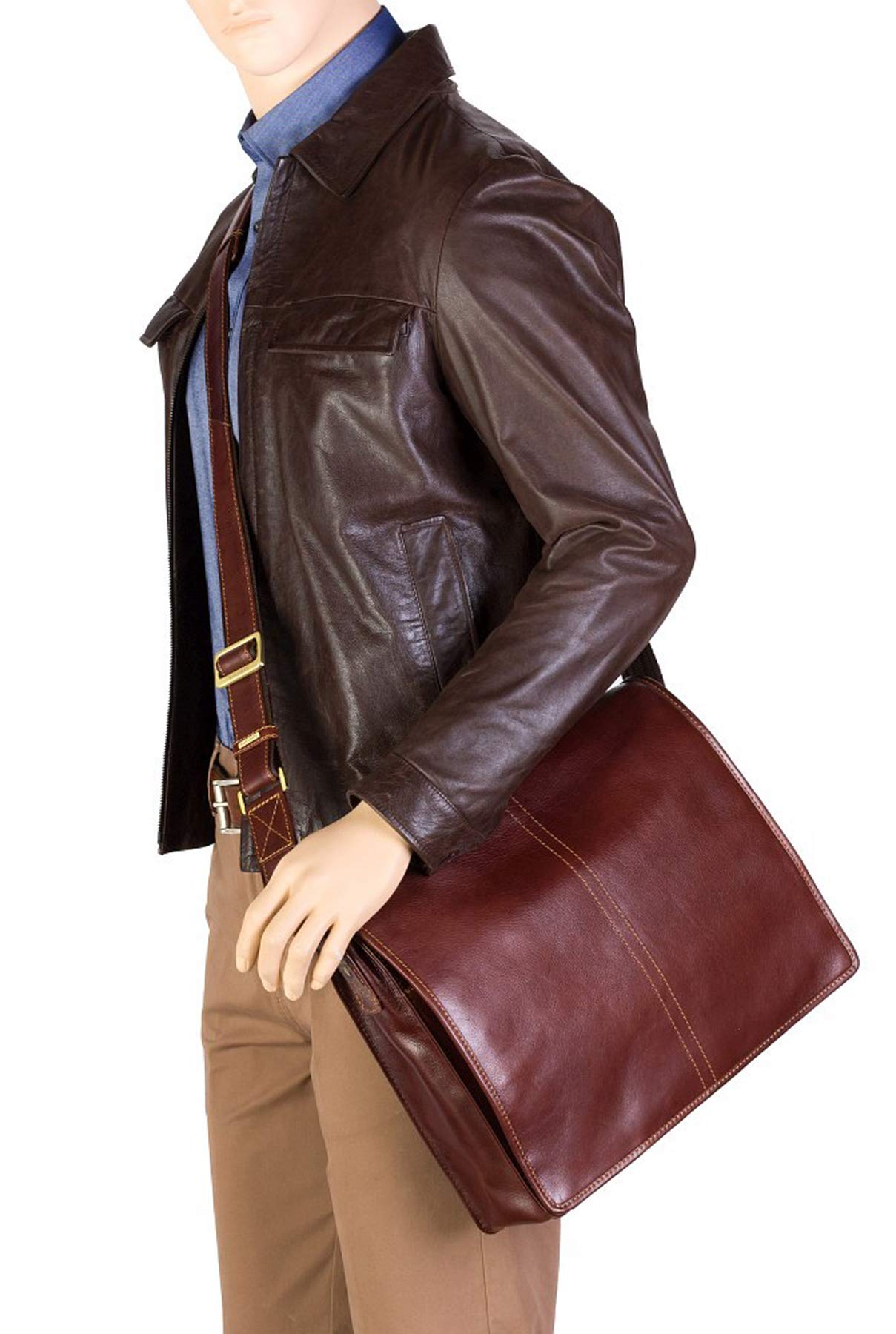 Visconti Tuscany Aldo VT7 borsa messenger A4