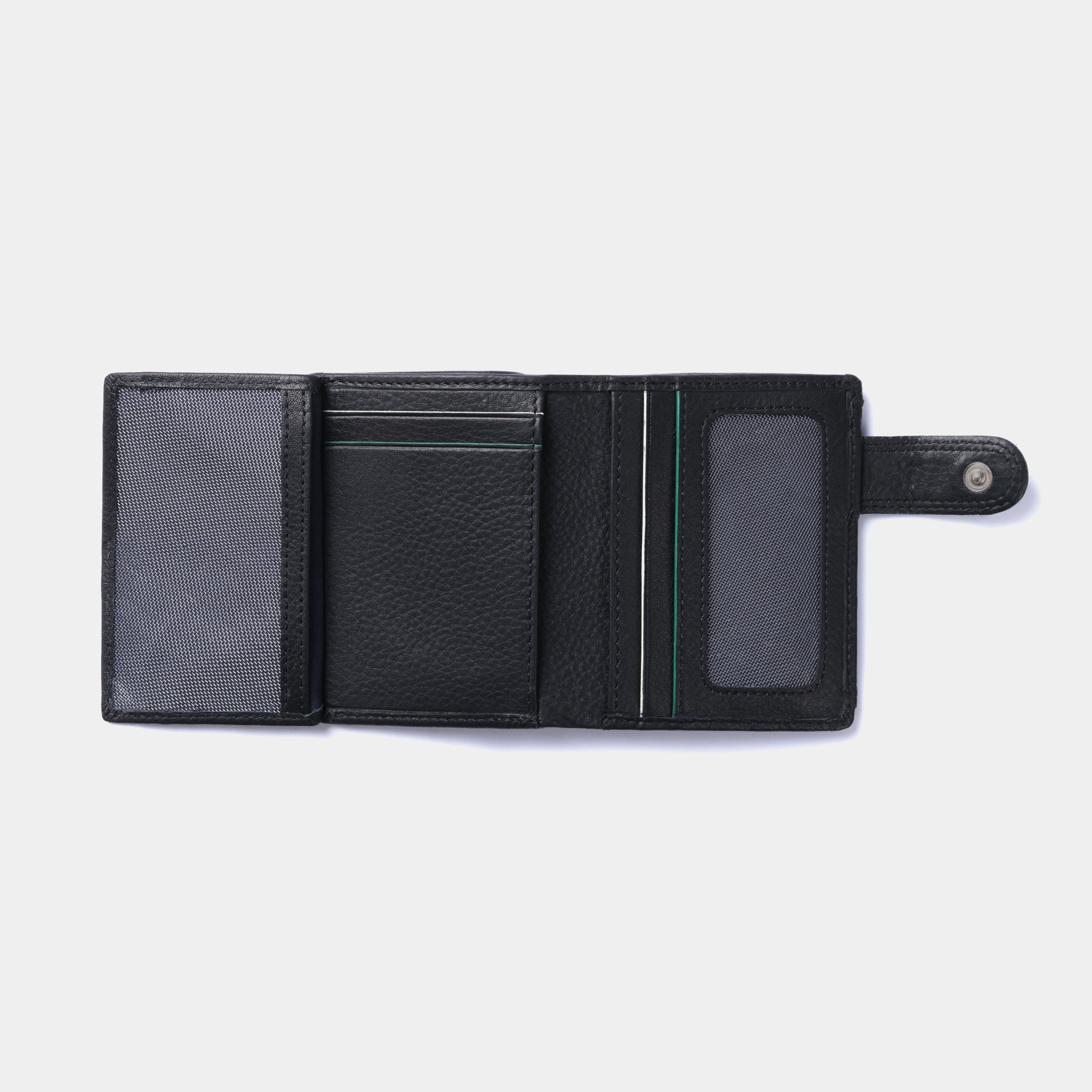 Miguel Bellido Carteras Granada portafoglio in pelle nero RFID