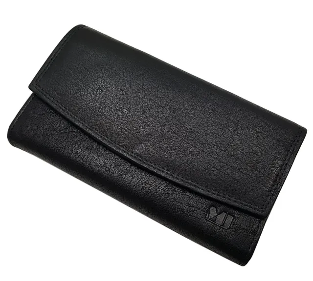 myledershop Kellnerbörsen portafoglio cameriere in pelle di bufalo nero