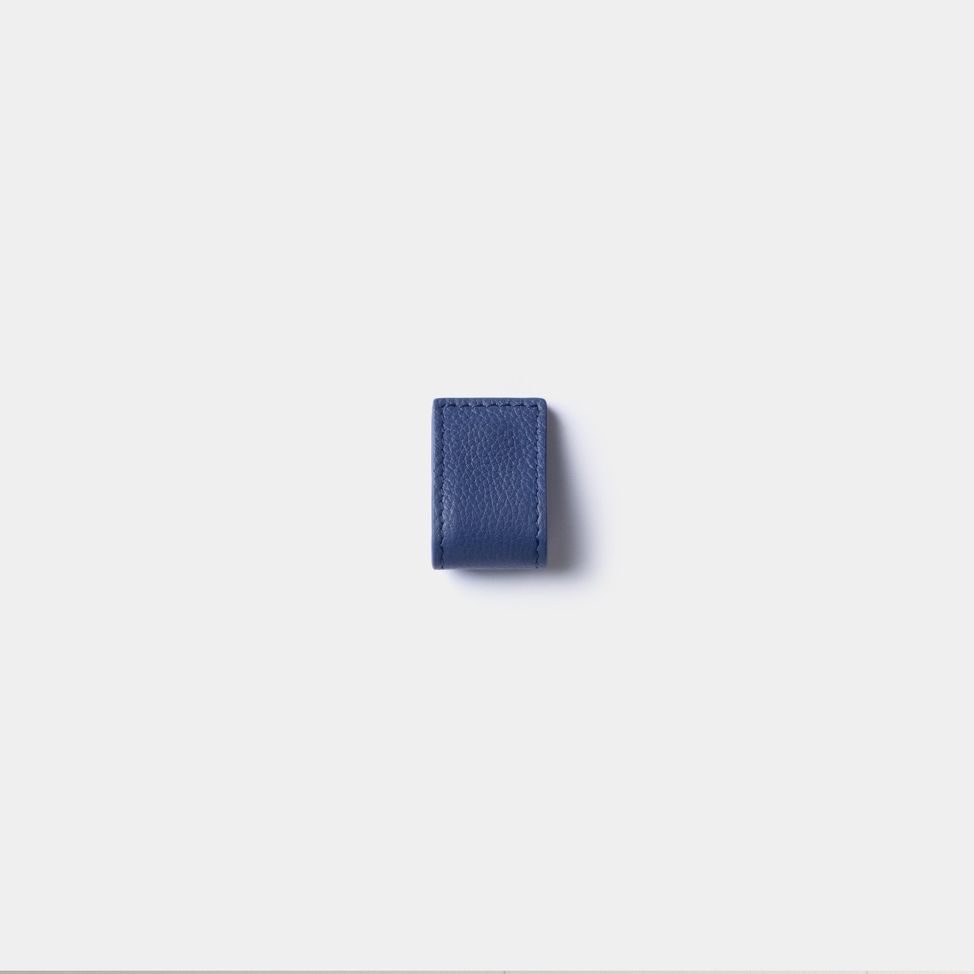 Miguel Bellido Accesorios funcionales Organizador de cables porta cavi in pelle blu