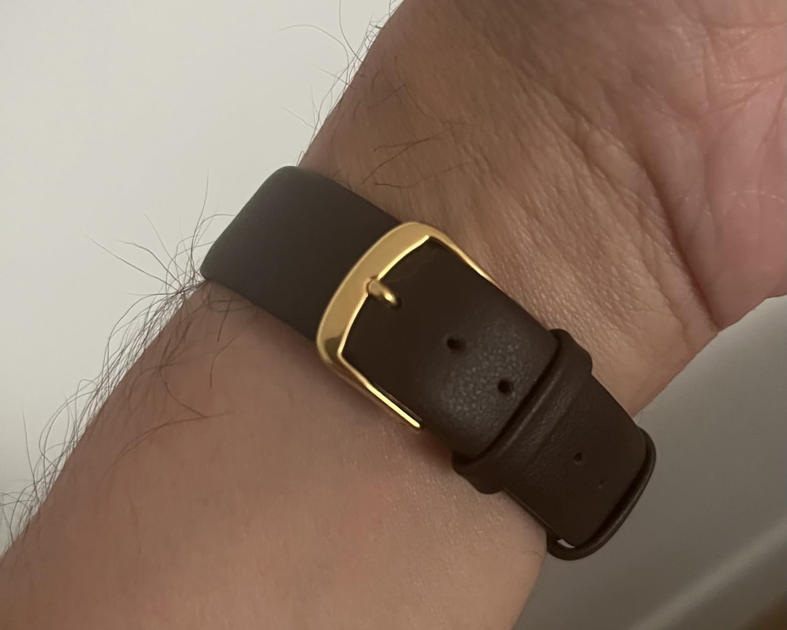 myledershop Uhrenarmbänder cinturino orologio 17 mm marrone pelle di vitello
