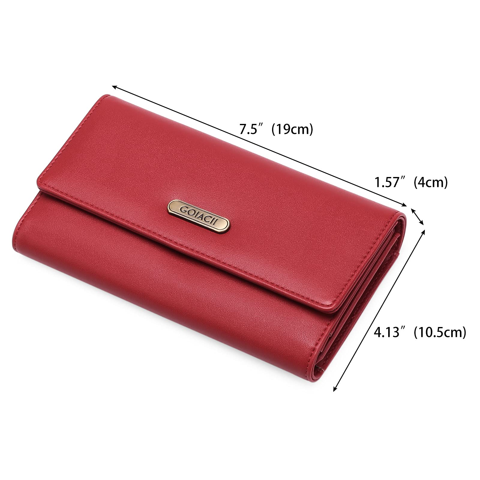 GOIACII WOMEN'S LARGE WALLET portafoglio donna grande RFID