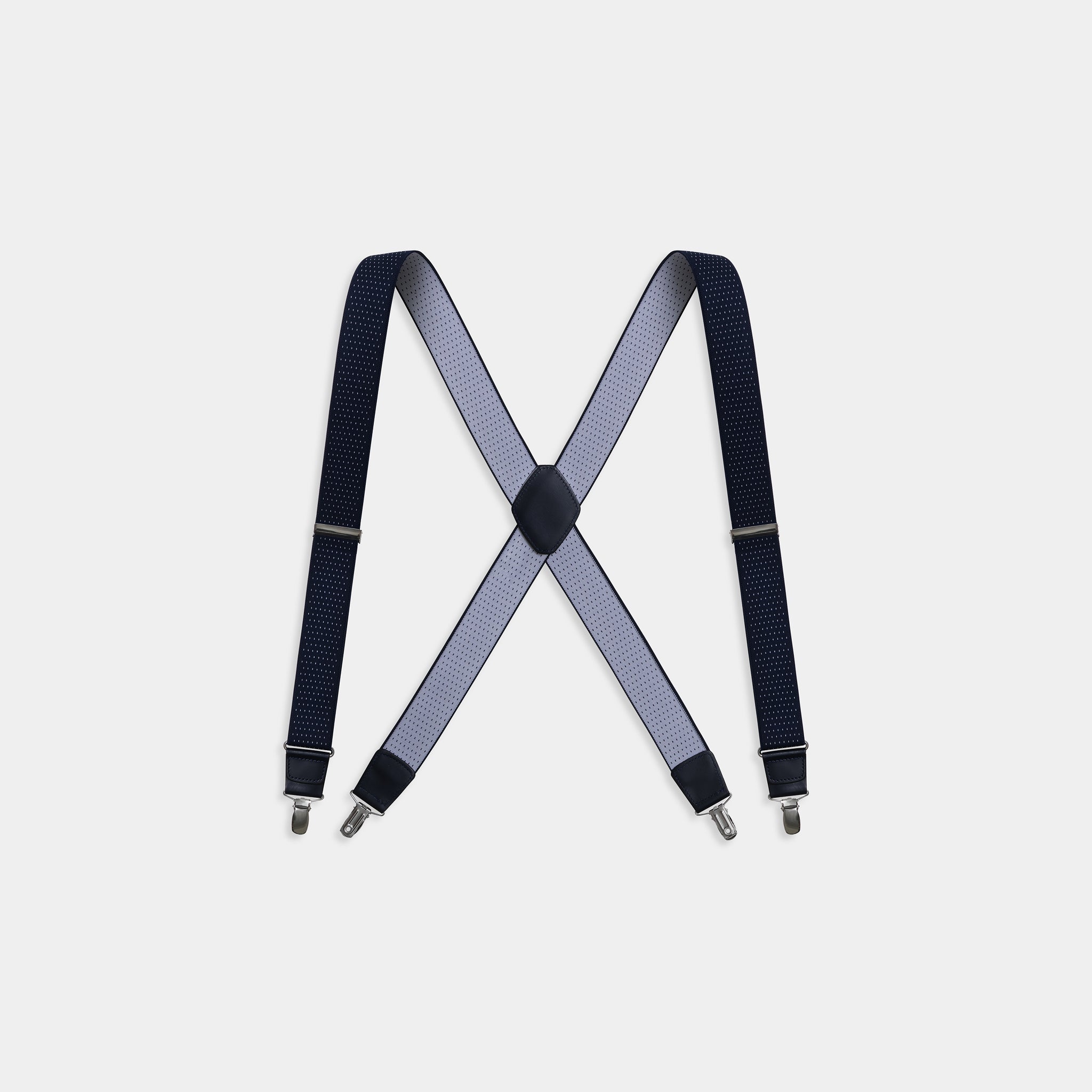 Miguel Bellido Tirantes bretelle elastiche a pois blu