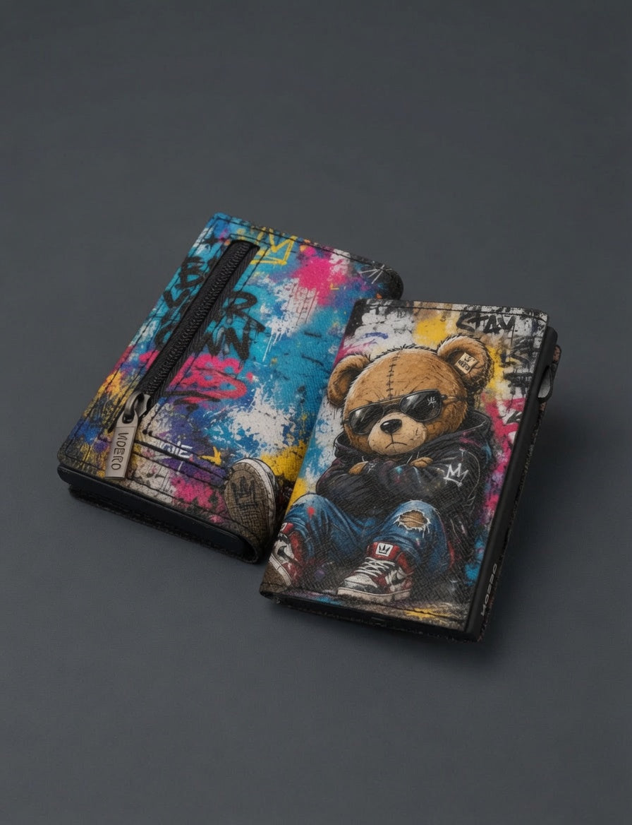 Moero Edizioni Speciali Pro Teddy Boss portafoglio RFID Saffiano