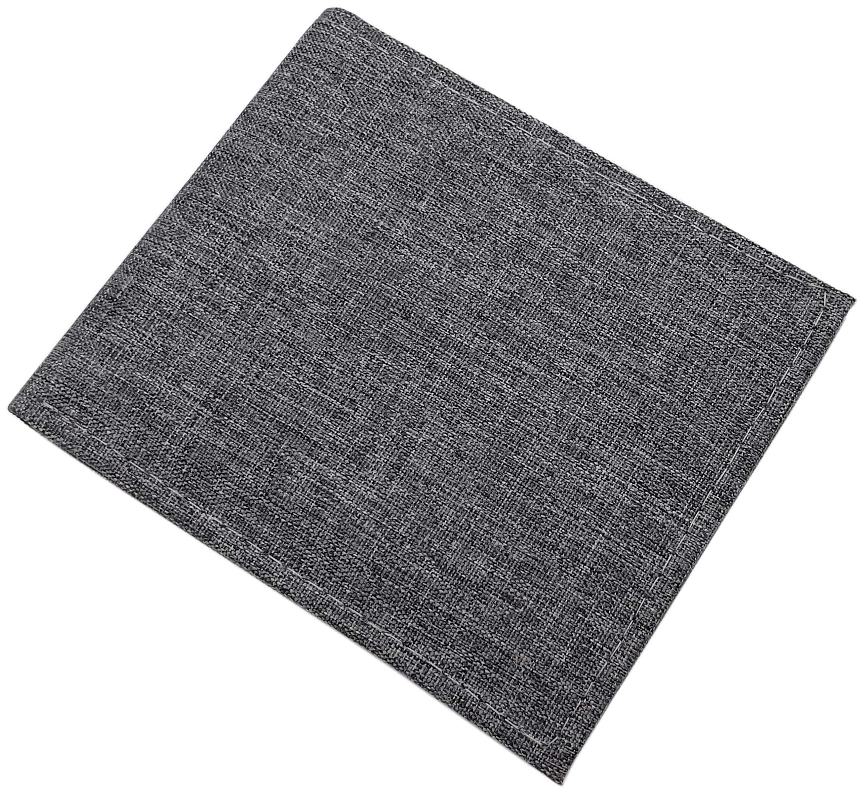 myledershop Herren Geldbörsen portafoglio orizzontale grigio RFID NFC