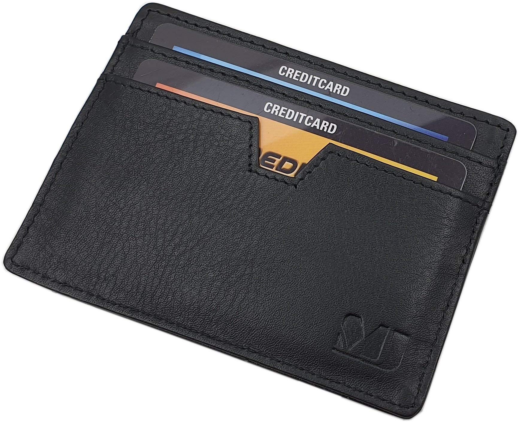 myledershop Kredit- und Visitenkartenetuis porta carte di credito in vacchetta