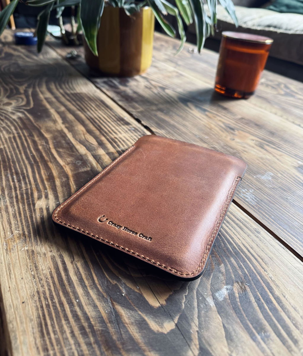 Crazy Horse Craft iPad and Kindle Cases Classic Leather Kindle Case custodia Kindle Classic Brown